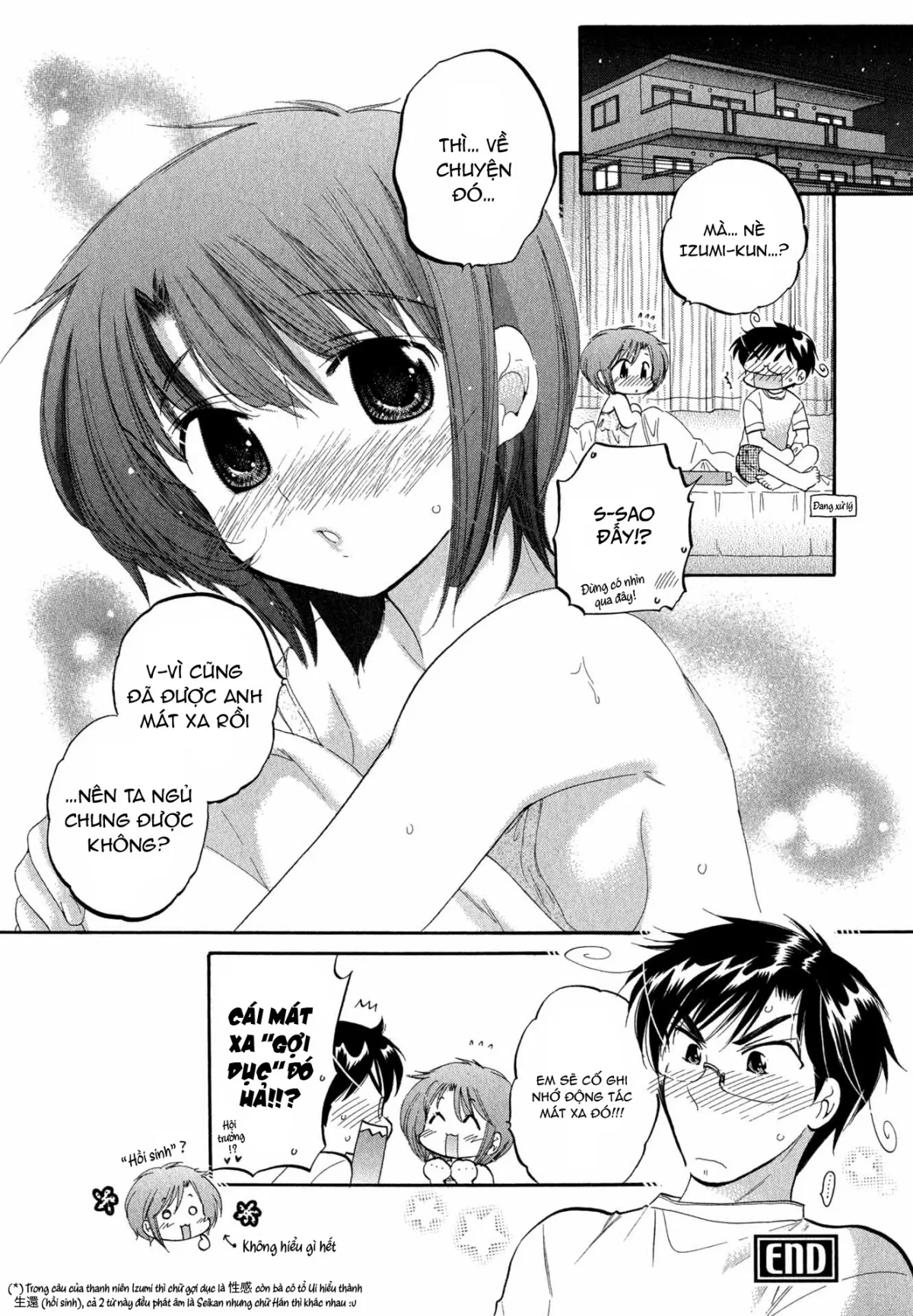 HentaiVN.net - Ảnh 24 - Vợ tôi là chủ tịch hội học sinh [Okusama wa Seito Kaichou; My Wife is Captain of Student Council] - Chap 4: Vợ tôi cảm thấy mệt mỏi