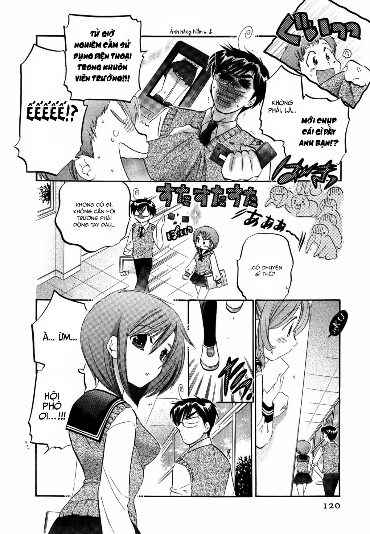HentaiVN.net - Ảnh 4 - Vợ tôi là chủ tịch hội học sinh [Okusama wa Seito Kaichou; My Wife is Captain of Student Council] - Chap 6: Vợ tôi giận dỗi