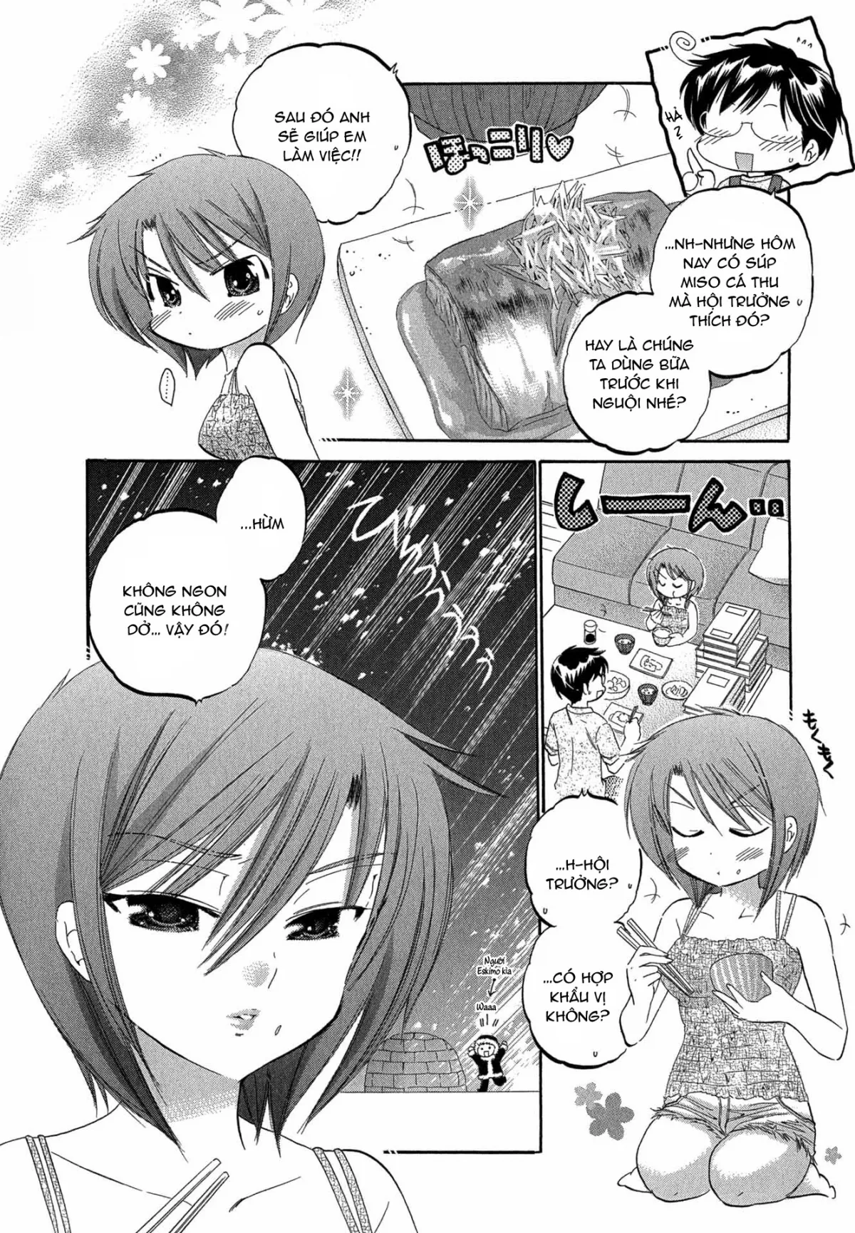 HentaiVN.net - Ảnh 8 - Vợ tôi là chủ tịch hội học sinh [Okusama wa Seito Kaichou; My Wife is Captain of Student Council] - Chap 6: Vợ tôi giận dỗi
