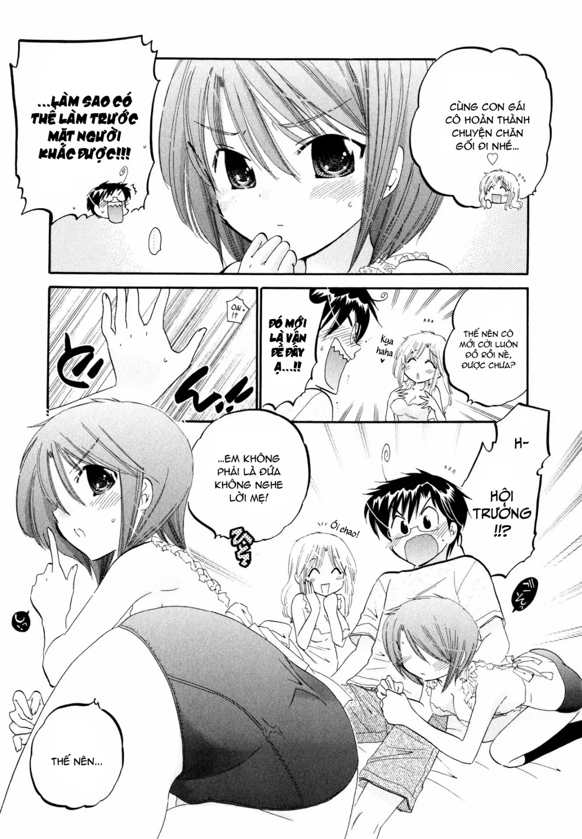 HentaiVN.net - Ảnh 11 - Vợ tôi là chủ tịch hội học sinh [Okusama wa Seito Kaichou; My Wife is Captain of Student Council] - Chap 7: Vợ tôi và mẹ vợ