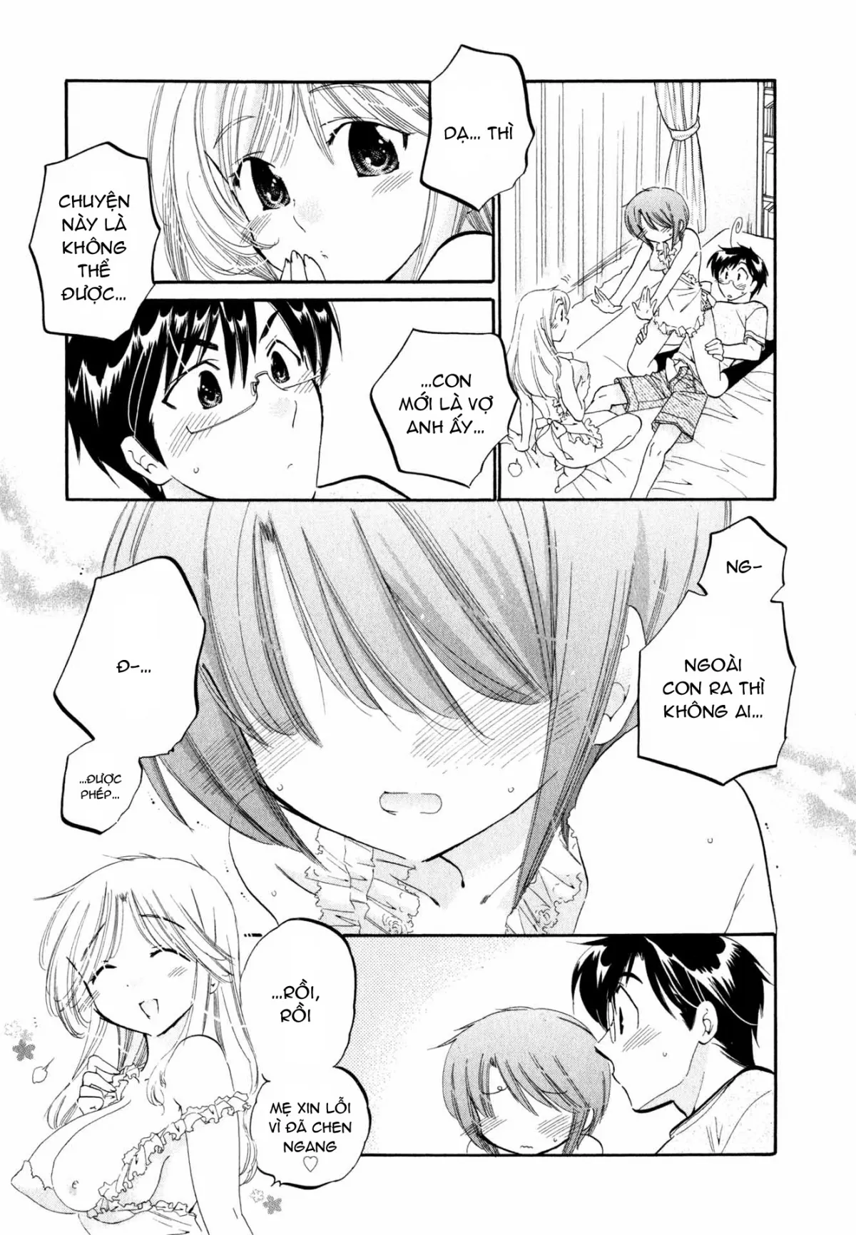 HentaiVN.net - Ảnh 17 - Vợ tôi là chủ tịch hội học sinh [Okusama wa Seito Kaichou; My Wife is Captain of Student Council] - Chap 7: Vợ tôi và mẹ vợ