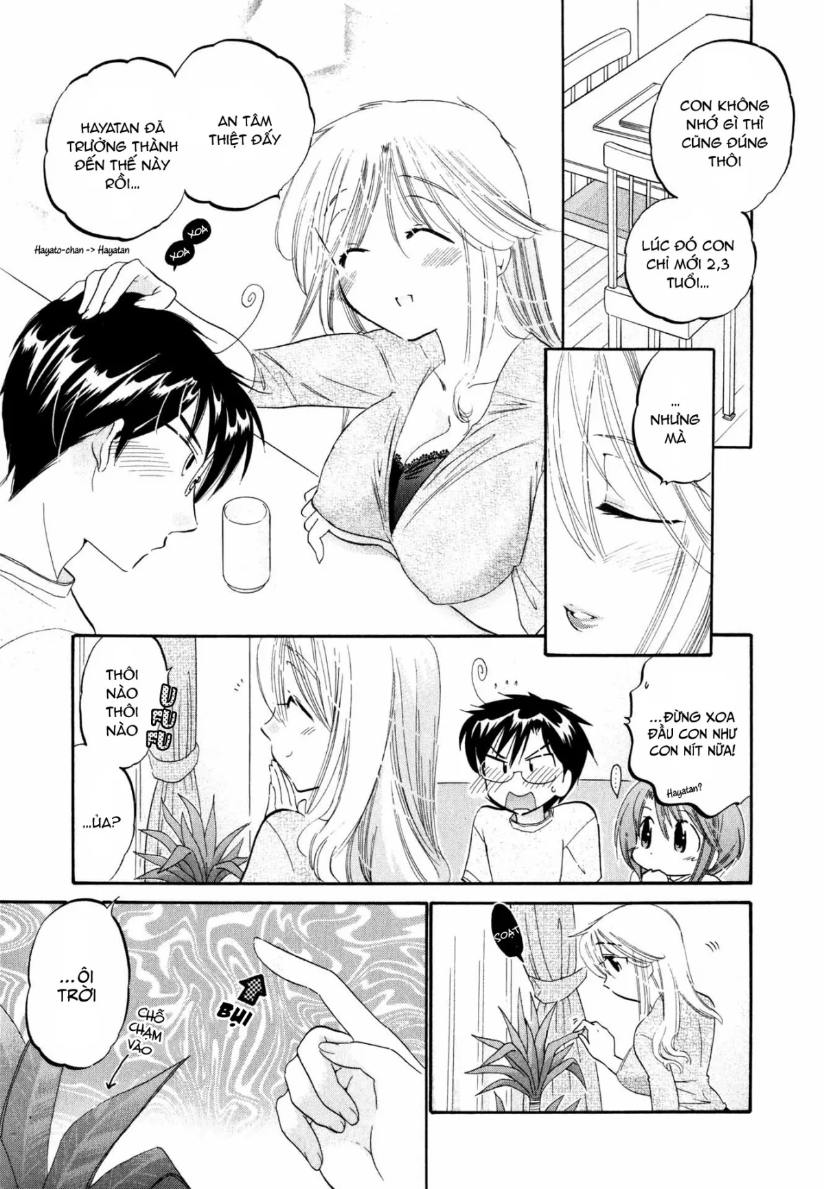 HentaiVN.net - Ảnh 7 - Vợ tôi là chủ tịch hội học sinh [Okusama wa Seito Kaichou; My Wife is Captain of Student Council] - Chap 7: Vợ tôi và mẹ vợ
