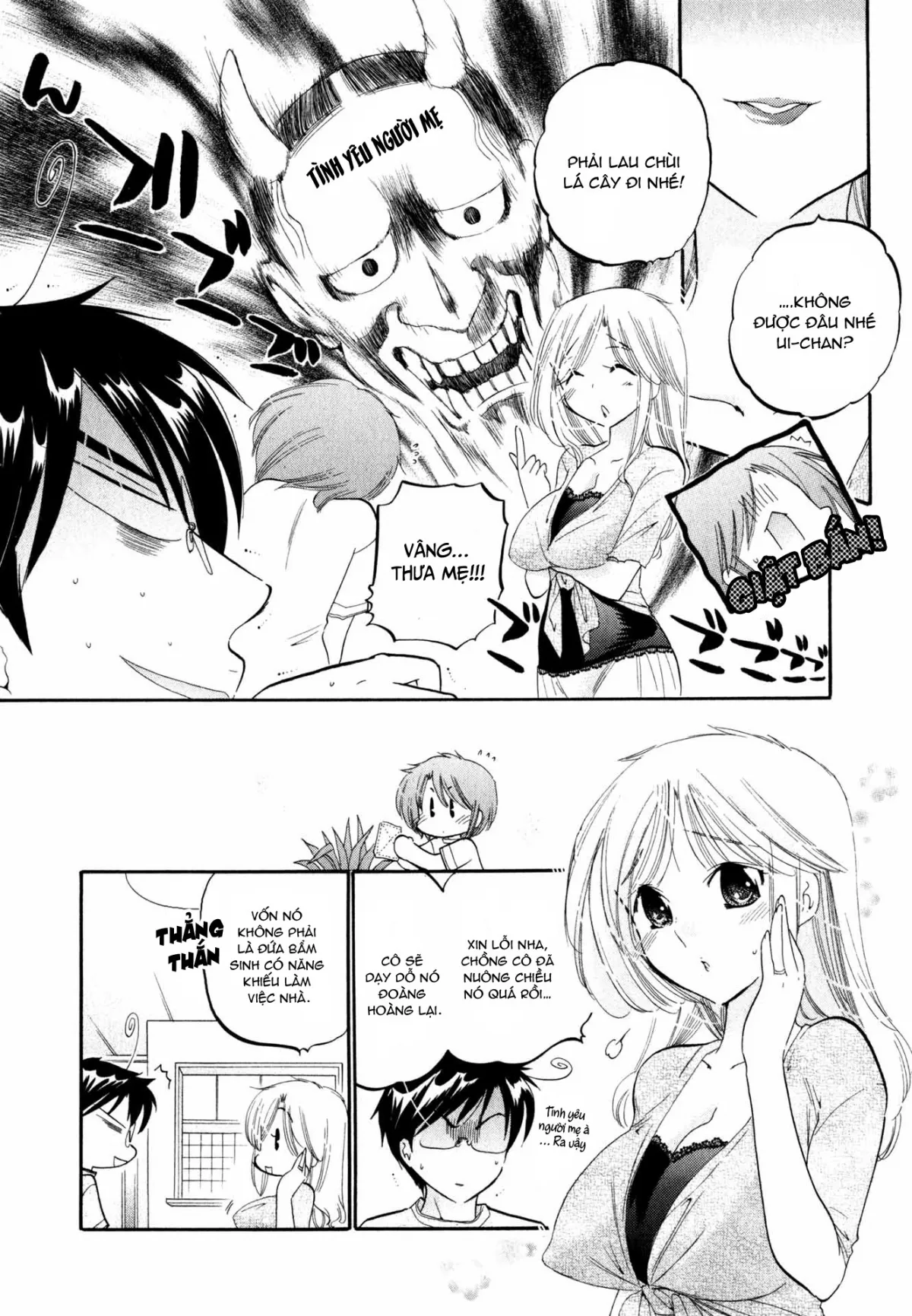 HentaiVN.net - Ảnh 8 - Vợ tôi là chủ tịch hội học sinh [Okusama wa Seito Kaichou; My Wife is Captain of Student Council] - Chap 7: Vợ tôi và mẹ vợ