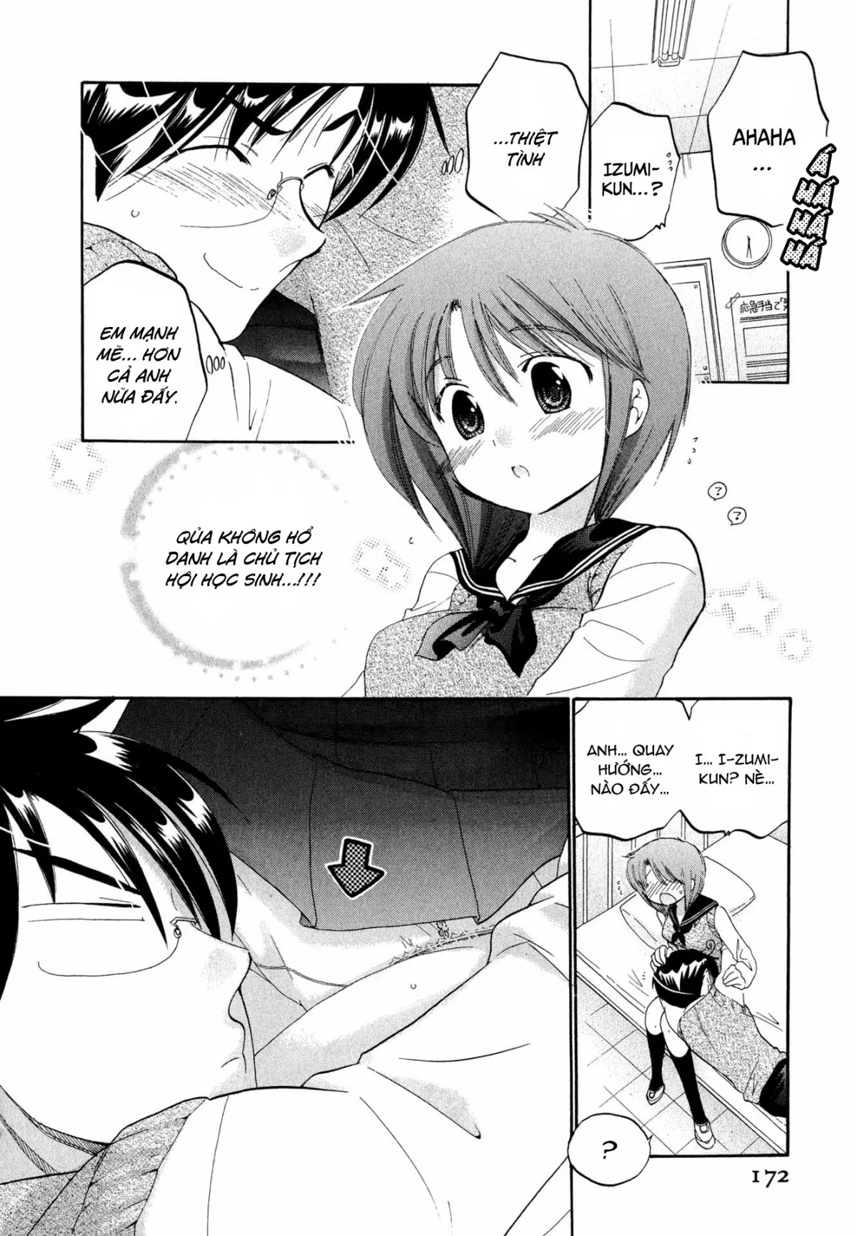 HentaiVN.net - Ảnh 12 - Vợ tôi là chủ tịch hội học sinh [Okusama wa Seito Kaichou; My Wife is Captain of Student Council] - Chap 8: Vợ chồng tôi (HẾT)