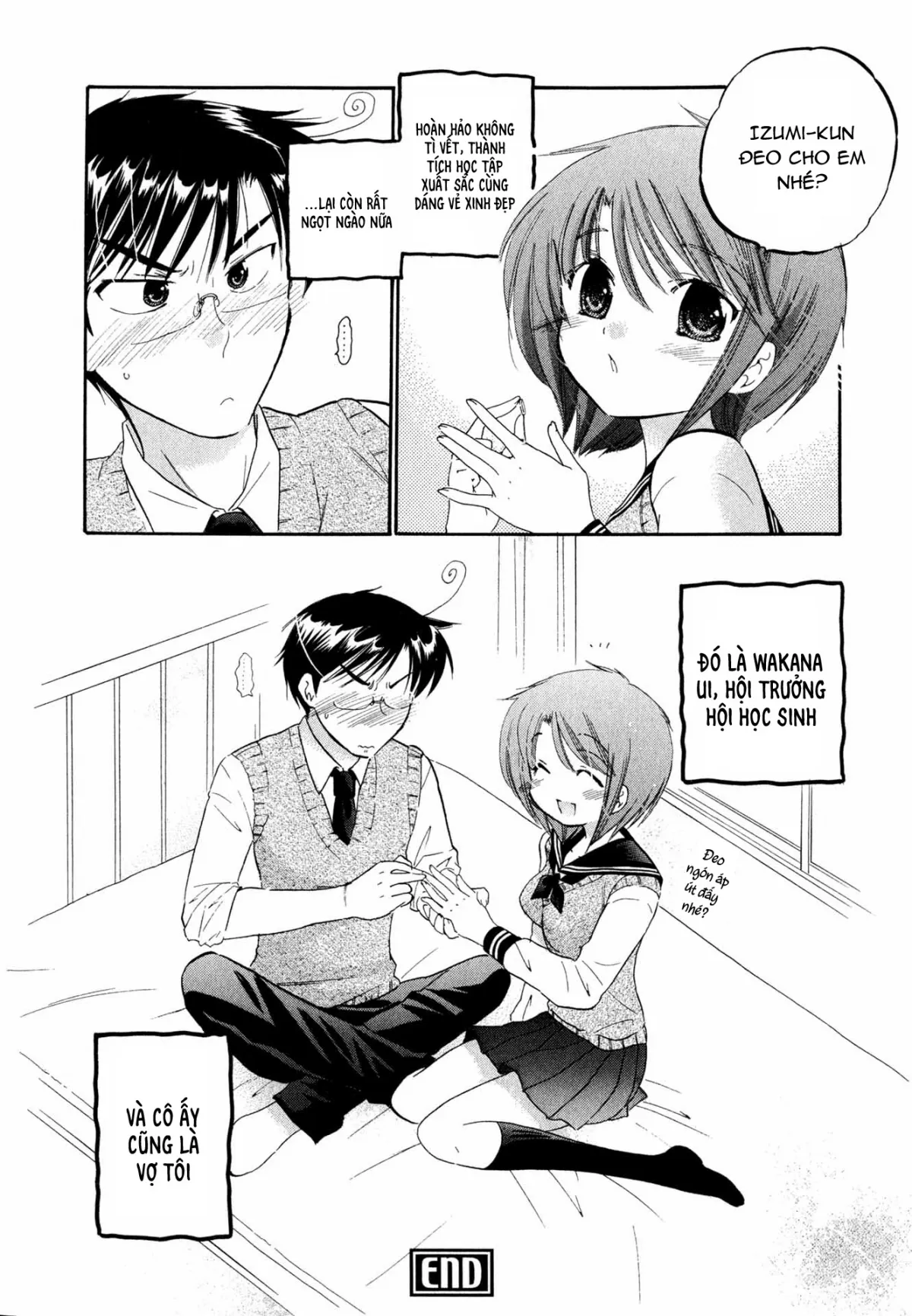 HentaiVN.net - Ảnh 22 - Vợ tôi là chủ tịch hội học sinh [Okusama wa Seito Kaichou; My Wife is Captain of Student Council] - Chap 8: Vợ chồng tôi (HẾT)