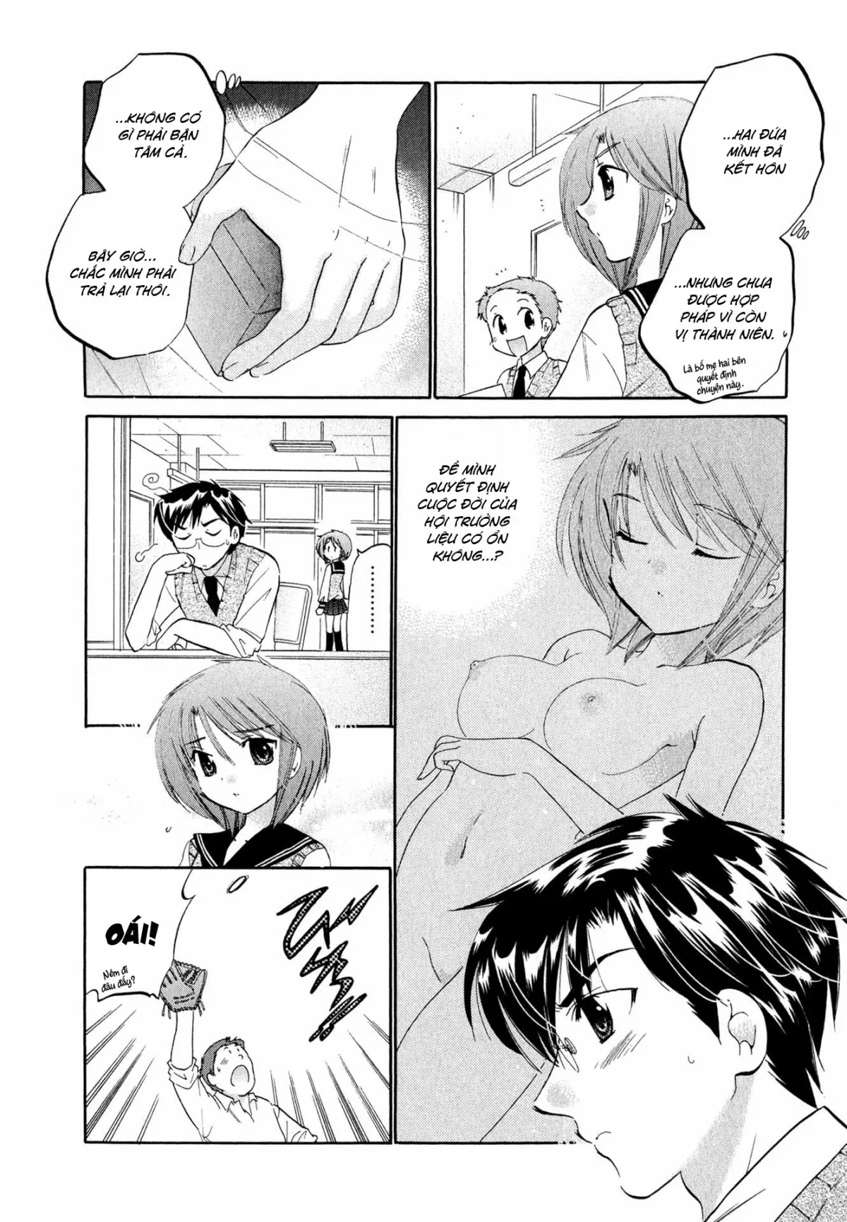 HentaiVN.net - Ảnh 6 - Vợ tôi là chủ tịch hội học sinh [Okusama wa Seito Kaichou; My Wife is Captain of Student Council] - Chap 8: Vợ chồng tôi (HẾT)