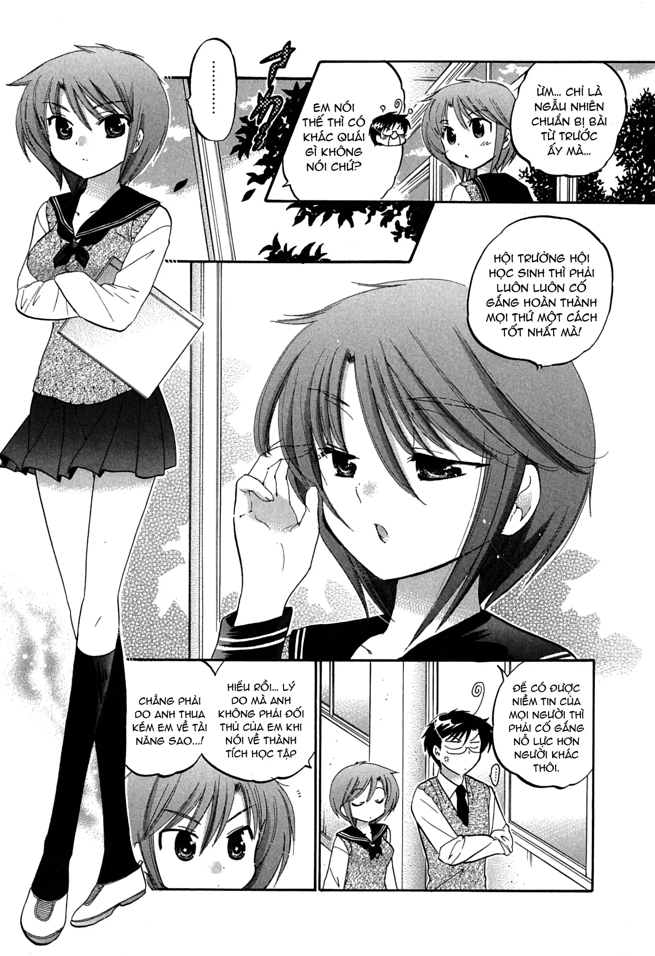 HentaiVN.net - Ảnh 4 - Vợ tôi là chủ tịch hội học sinh [Okusama wa Seito Kaichou; My Wife is Captain of Student Council] - Chap 8.5: Phụ chương