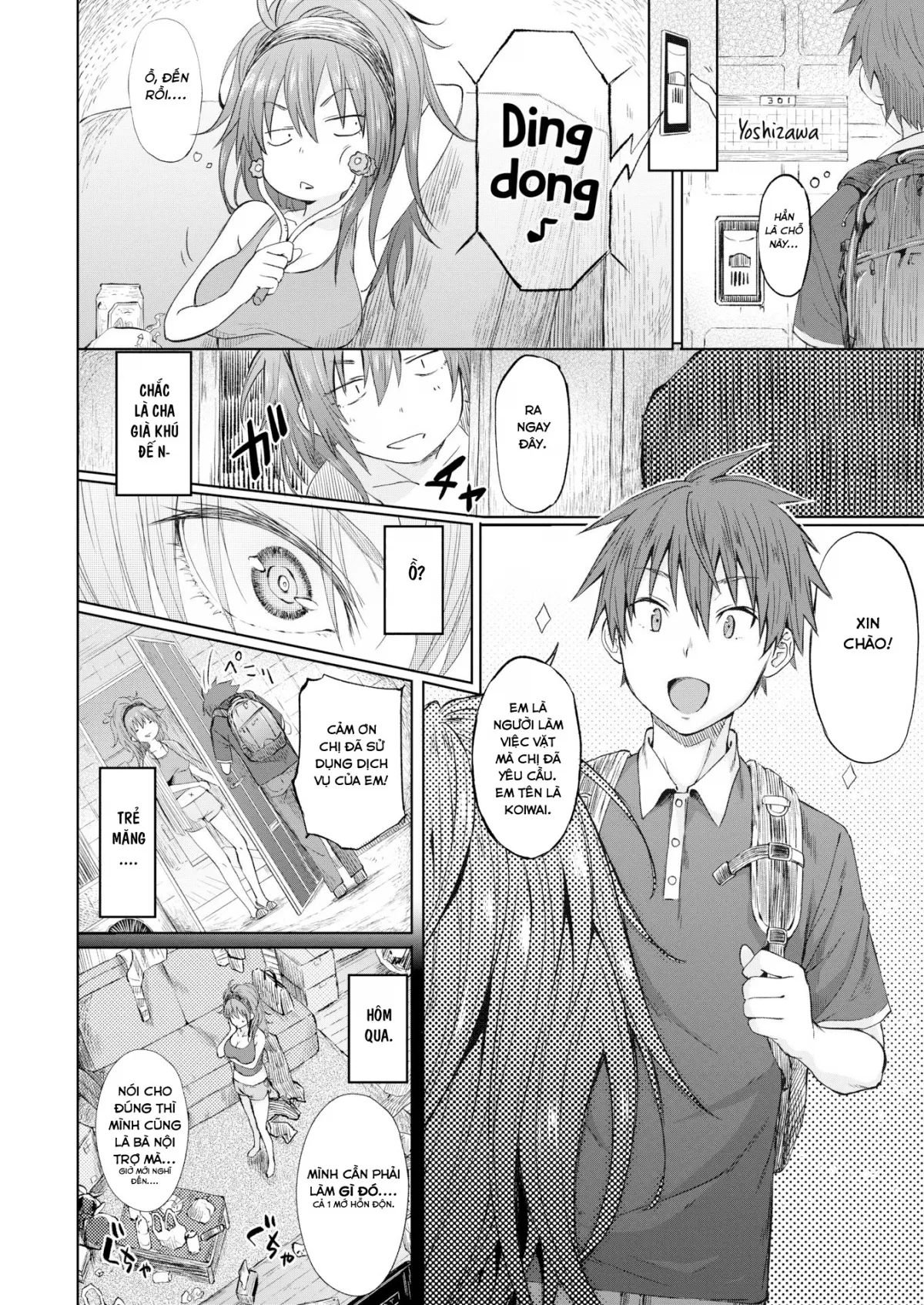 HentaiVN.net - Ảnh 4 - Con Cá Chà Bặc làm việc vặt [The Young Housewife's Circumstances] - Oneshot