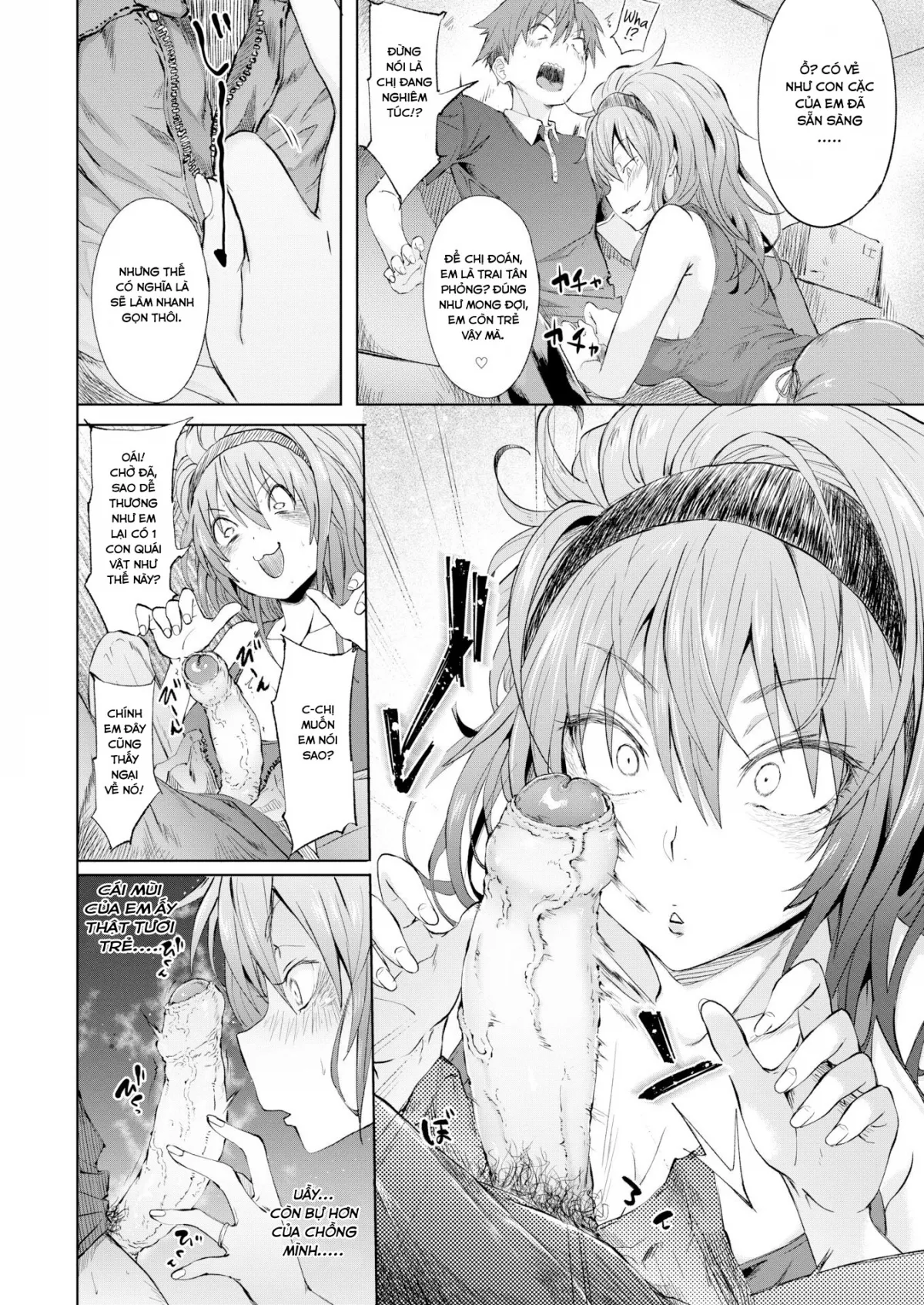 HentaiVN.net - Ảnh 8 - Con Cá Chà Bặc làm việc vặt [The Young Housewife's Circumstances] - Oneshot