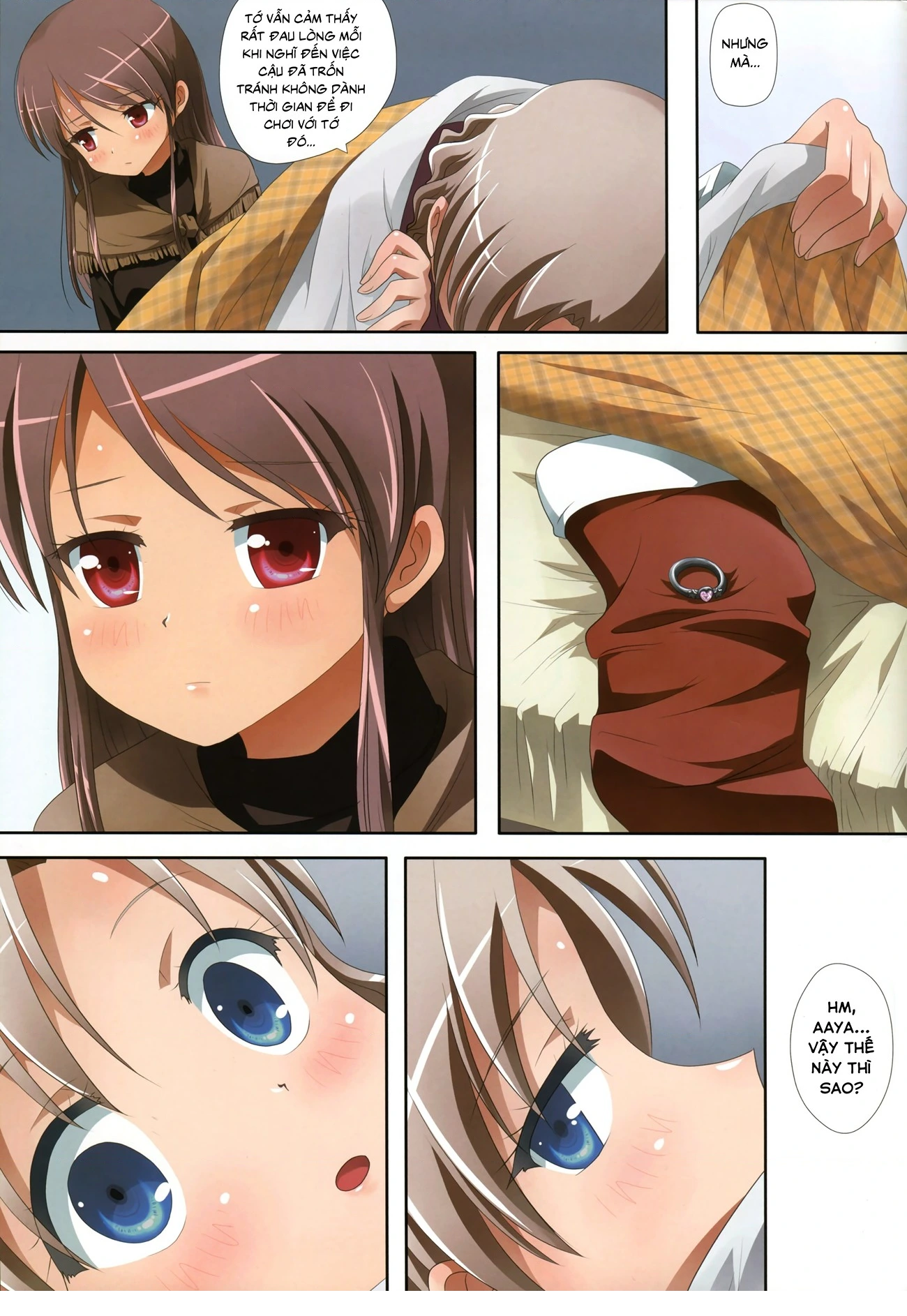 HentaiVN.net - Ảnh 19 - Kuttsukiboshi oneshots - Secret Work