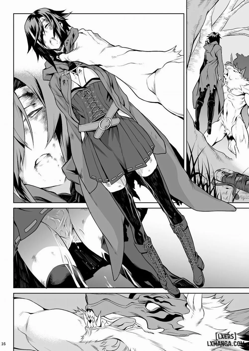 HentaiVN.net - Ảnh 14 - Chó sói quàng khăn đỏ [Little red] - Oneshot