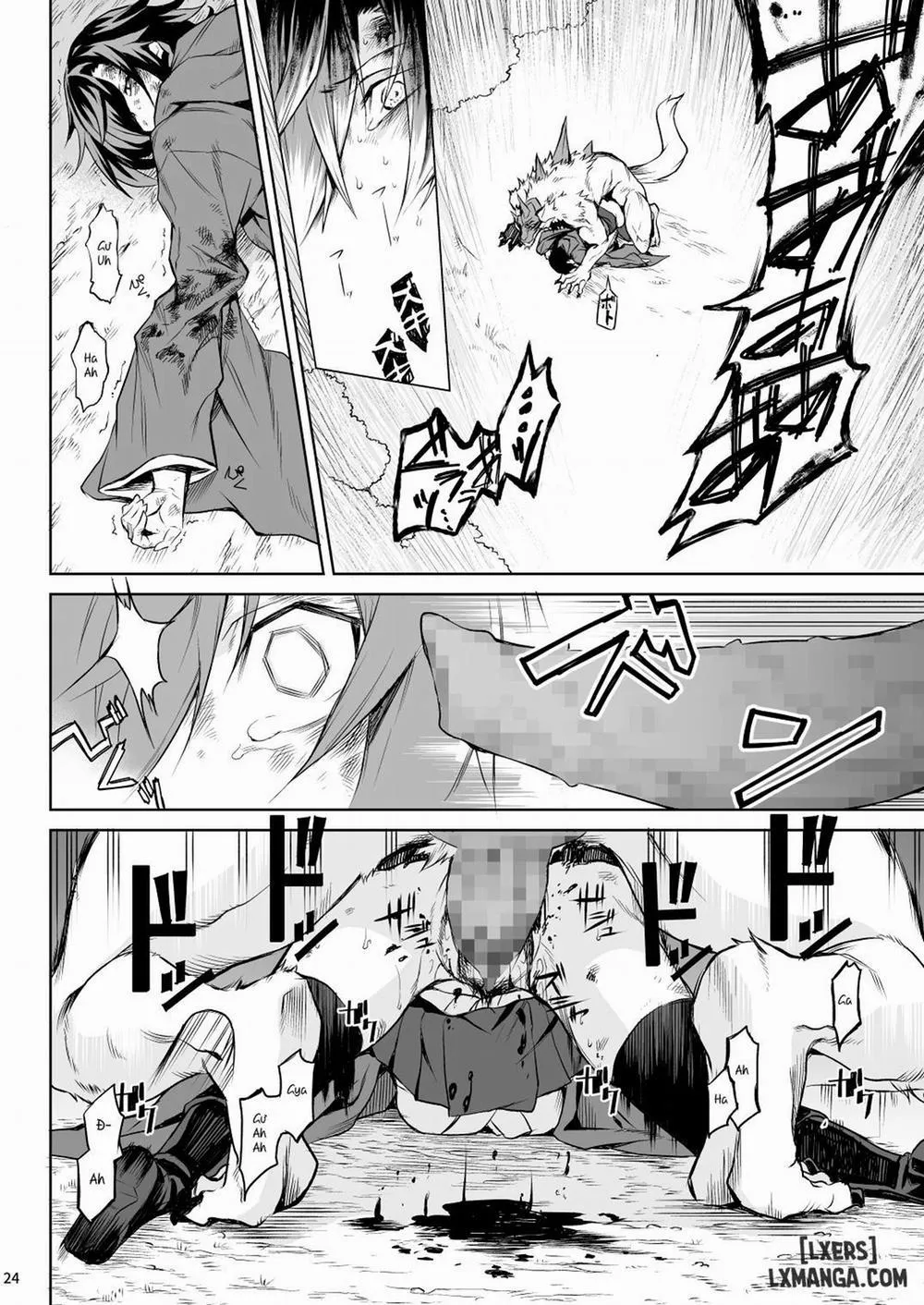 HentaiVN.net - Ảnh 22 - Chó sói quàng khăn đỏ [Little red] - Oneshot