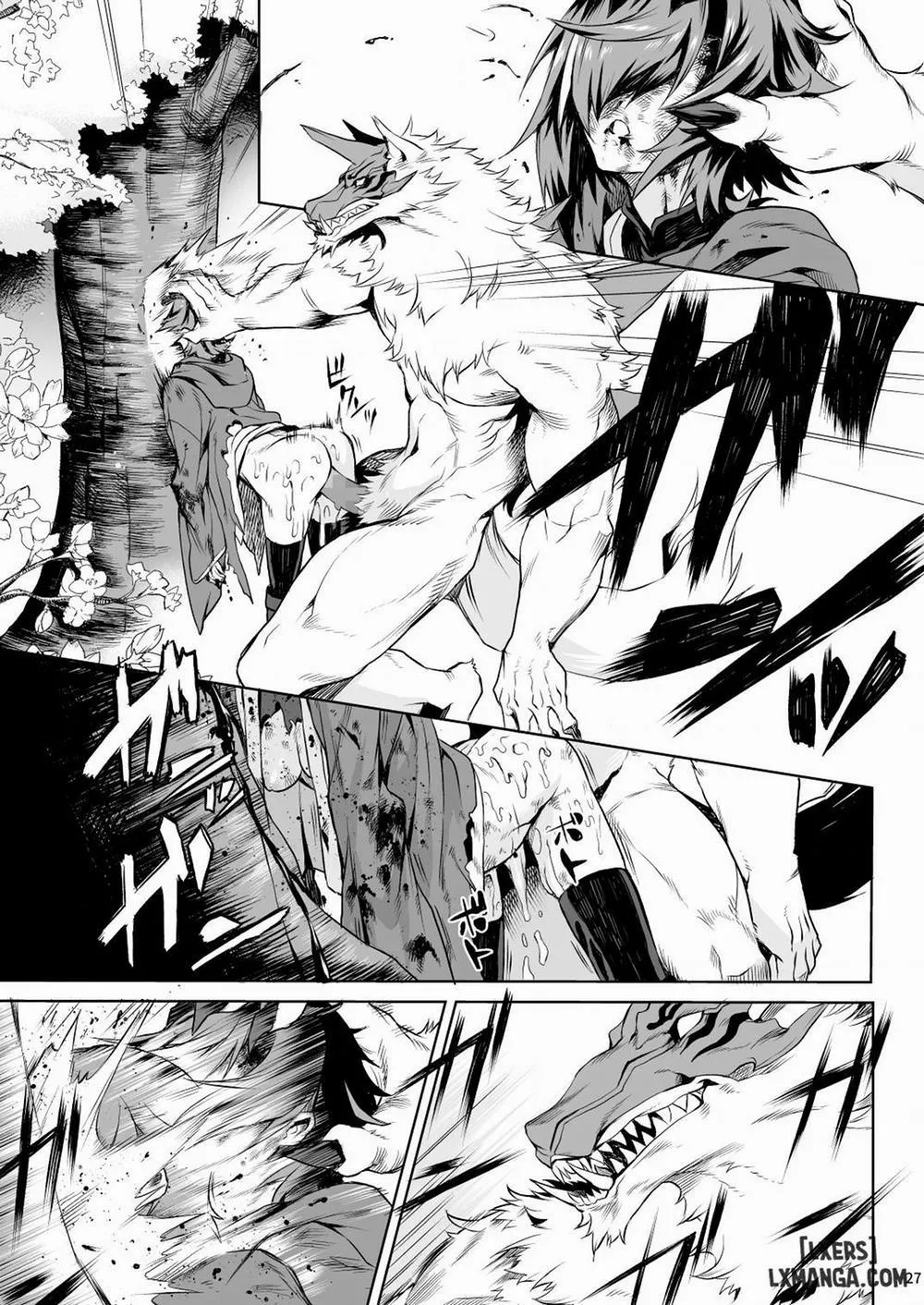 HentaiVN.net - Ảnh 25 - Chó sói quàng khăn đỏ [Little red] - Oneshot