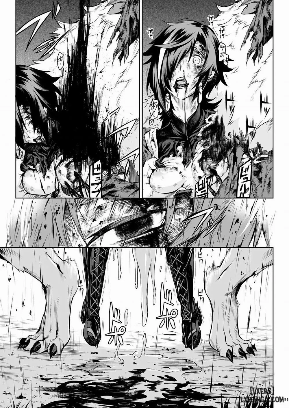 HentaiVN.net - Ảnh 29 - Chó sói quàng khăn đỏ [Little red] - Oneshot