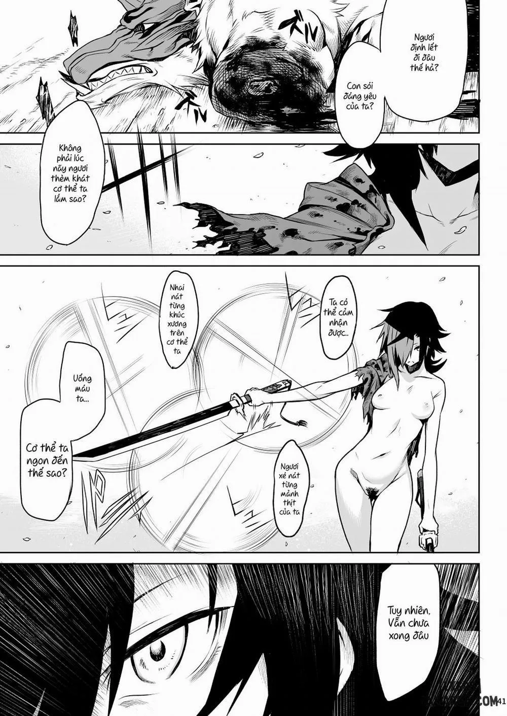 HentaiVN.net - Ảnh 39 - Chó sói quàng khăn đỏ [Little red] - Oneshot