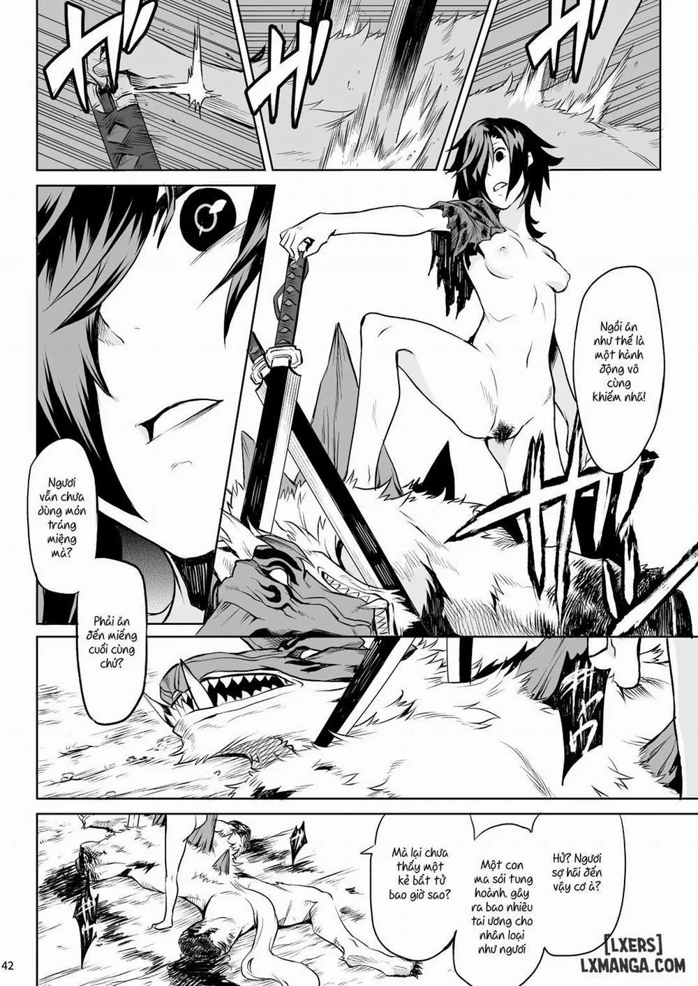 HentaiVN.net - Ảnh 40 - Chó sói quàng khăn đỏ [Little red] - Oneshot