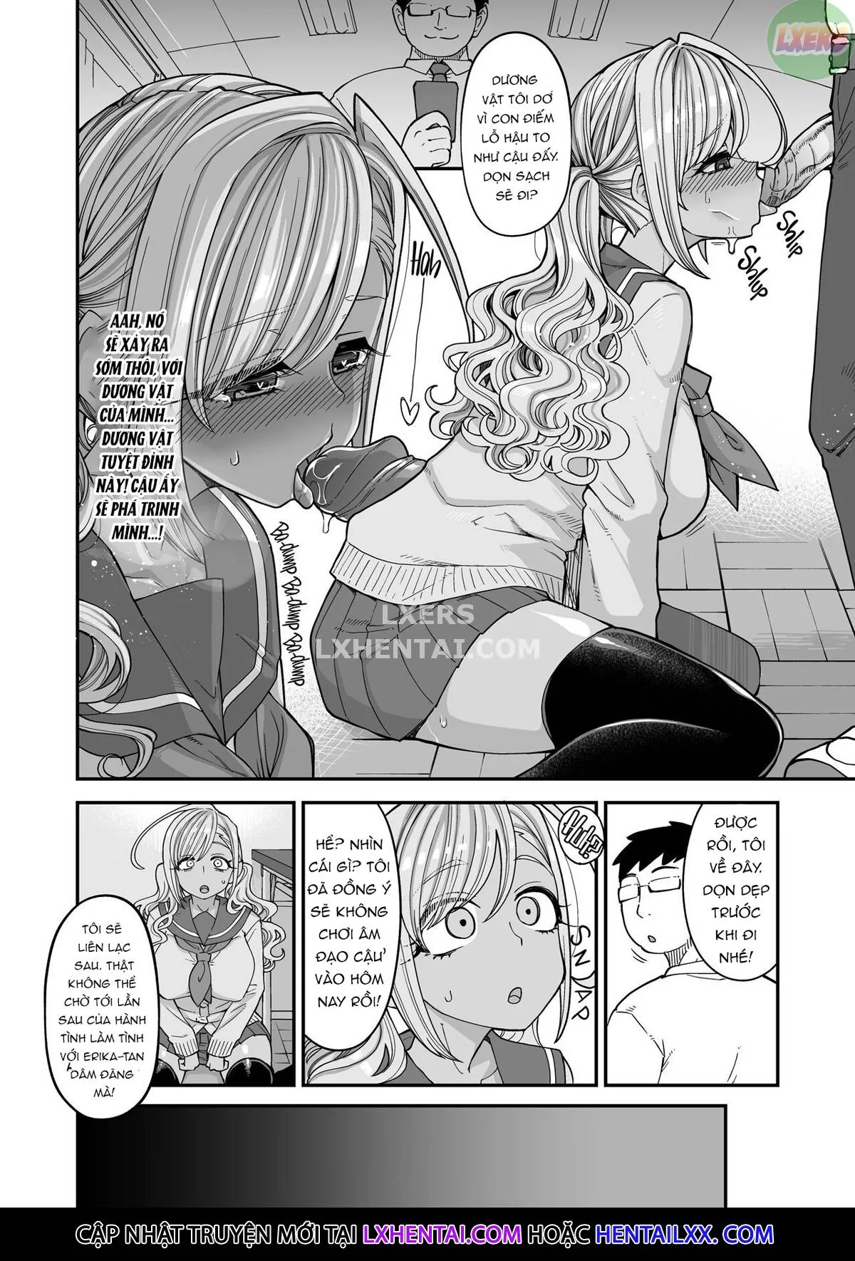 HentaiVN.net - Ảnh 23 - Big Boobs JK Toilet Girl Debut [Bakunyuu JK Obenjo Debut] - Oneshot