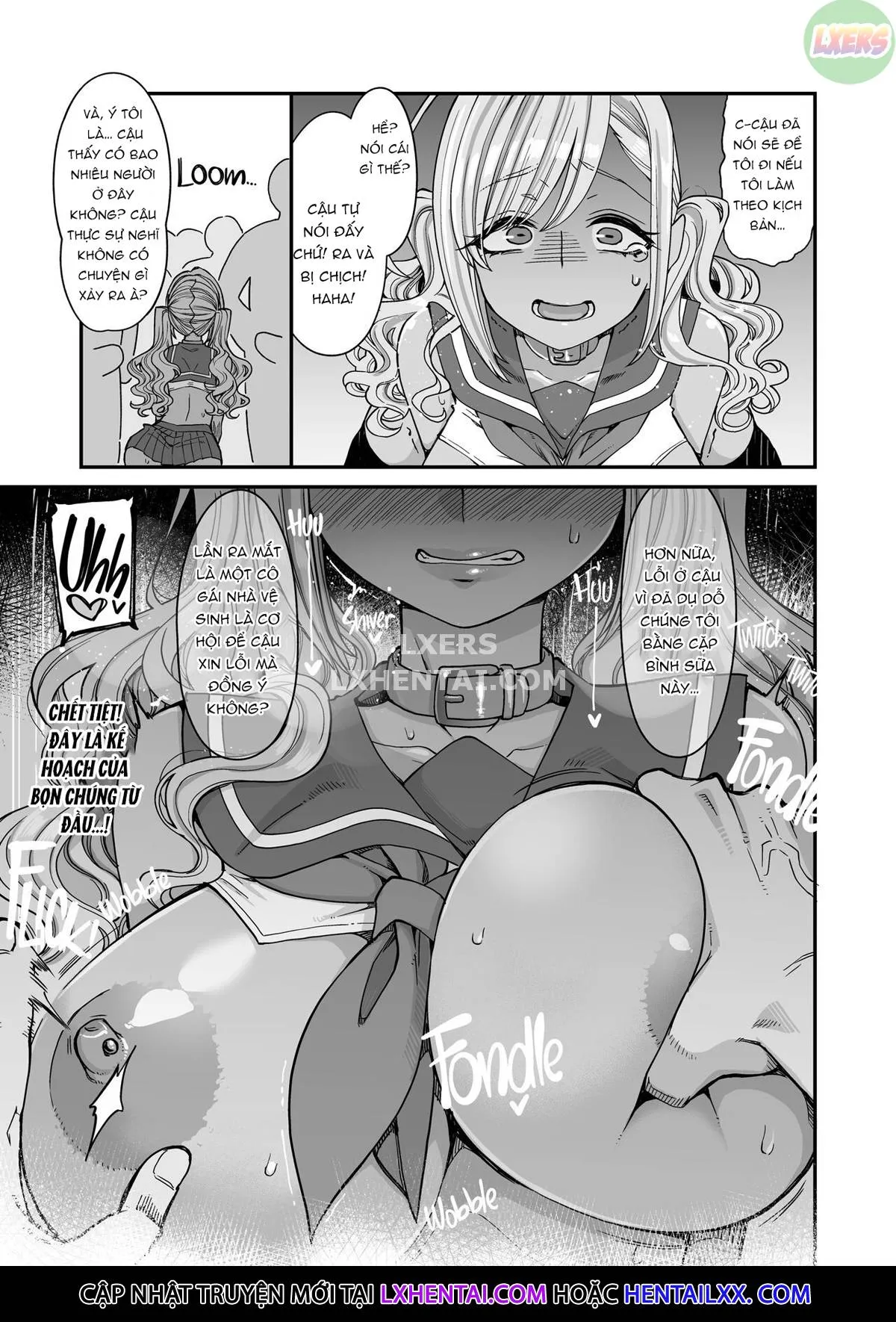 HentaiVN.net - Ảnh 30 - Big Boobs JK Toilet Girl Debut [Bakunyuu JK Obenjo Debut] - Oneshot