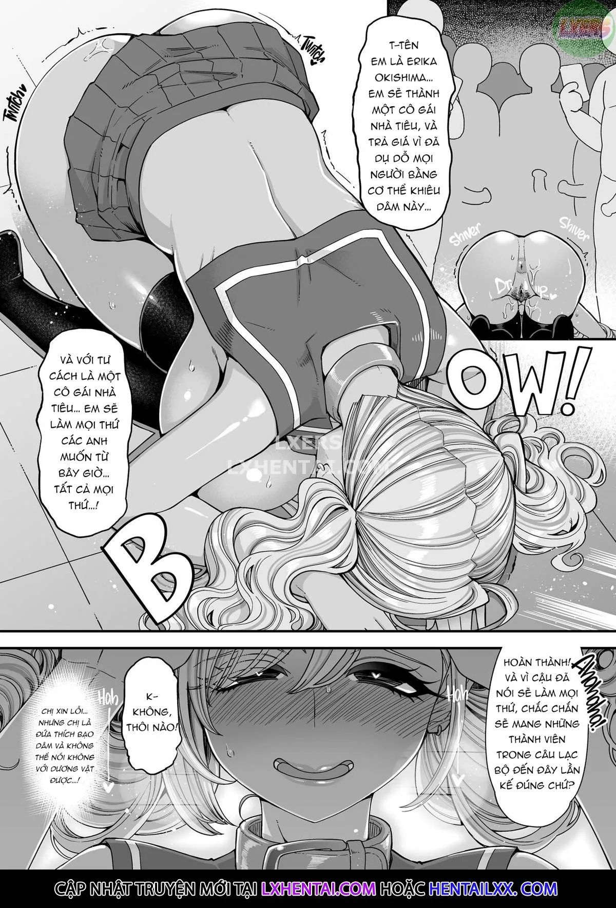 HentaiVN.net - Ảnh 35 - Big Boobs JK Toilet Girl Debut [Bakunyuu JK Obenjo Debut] - Oneshot