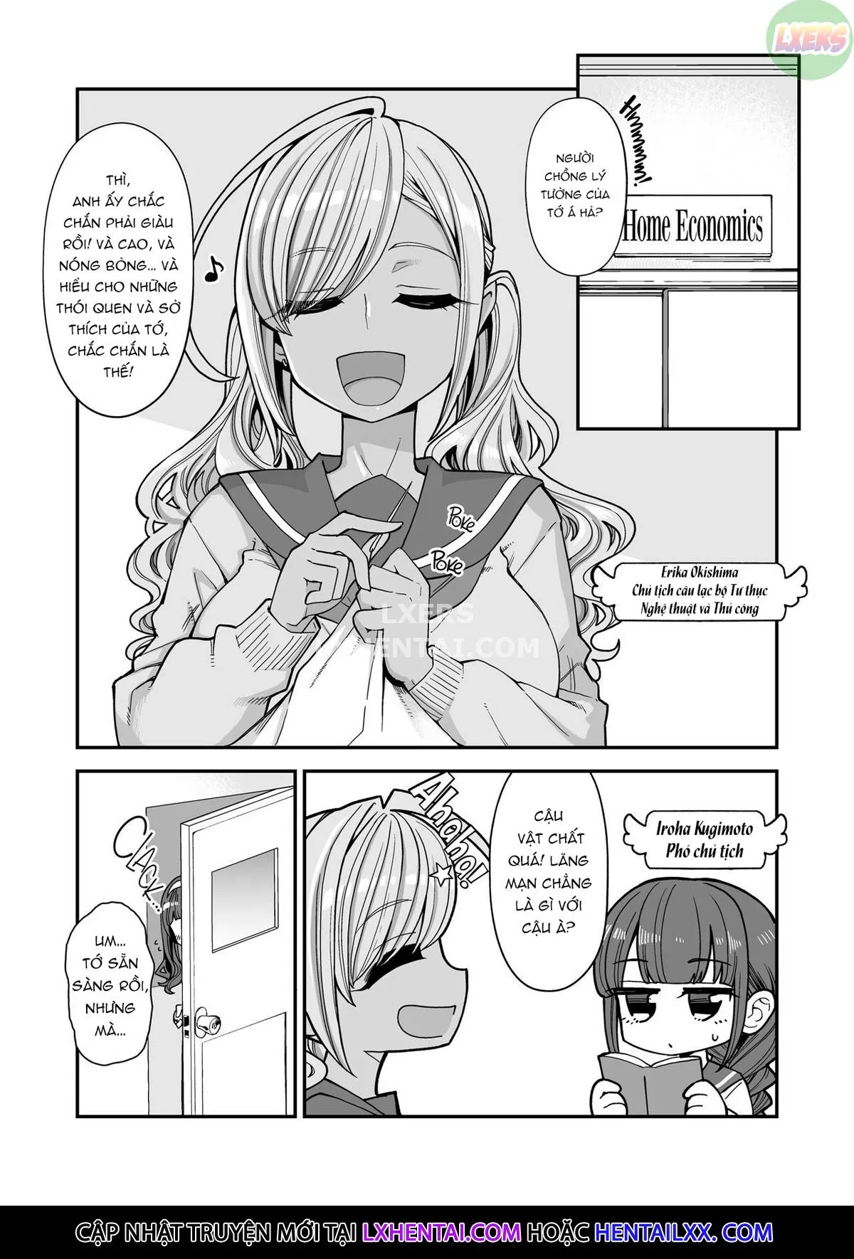 HentaiVN.net - Ảnh 4 - Big Boobs JK Toilet Girl Debut [Bakunyuu JK Obenjo Debut] - Oneshot