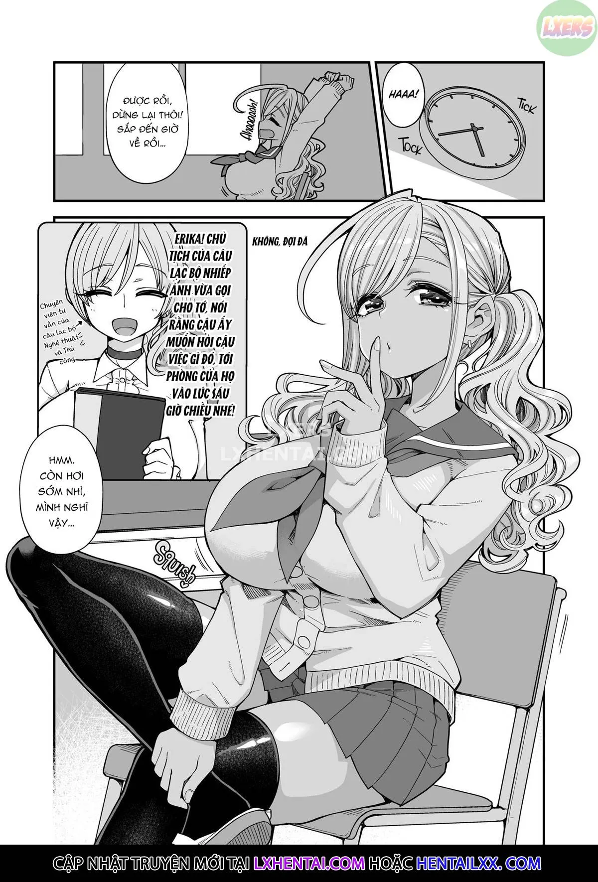 HentaiVN.net - Ảnh 6 - Big Boobs JK Toilet Girl Debut [Bakunyuu JK Obenjo Debut] - Oneshot