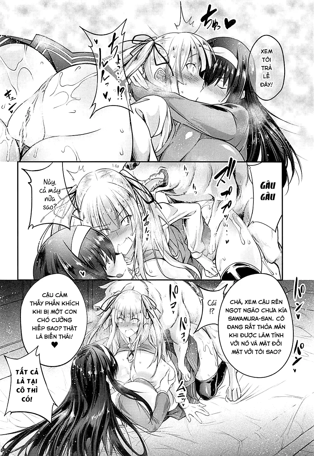 HentaiVN.net - Ảnh 15 - Juukan Kanojo no Tsukurikata 2 (Saenai Heroine no Sodatekata) [獣姦彼女の作りかた2 (冴えない彼女の育てかた)] - Oneshot