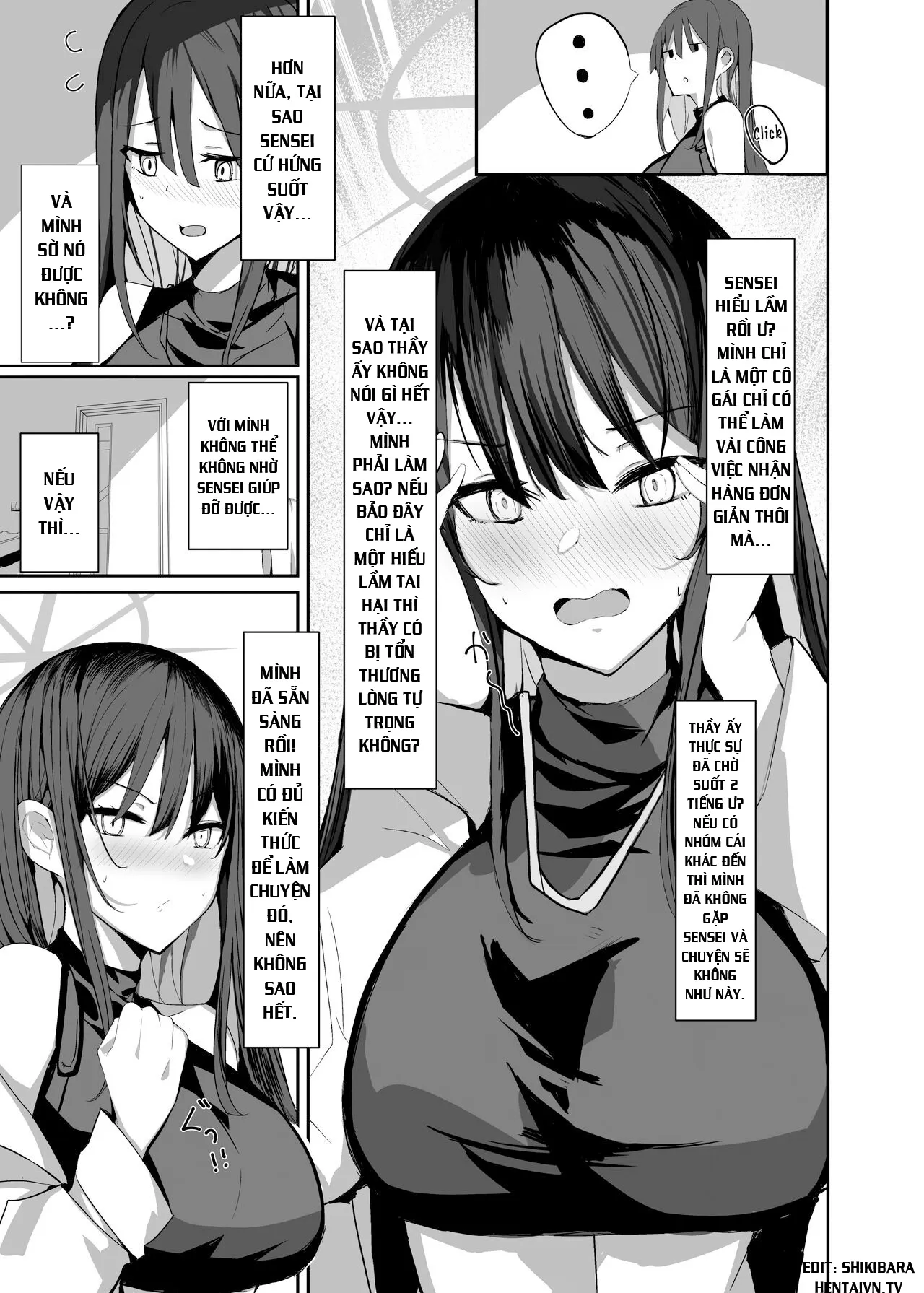 HentaiVN.net - Ảnh 11 - Tôi đi tình một đêm nhưng Saori xuất hiện, và chúng tôi làm tình luôn. (Blue Archive) [DeliHeal Yondara Saori ga Kite Sonomama Ecchi Suru Hon; The Book Where I Hired A Sex Worker But Then Saori Showed Up And Just Like That We Had Sex] - Oneshot