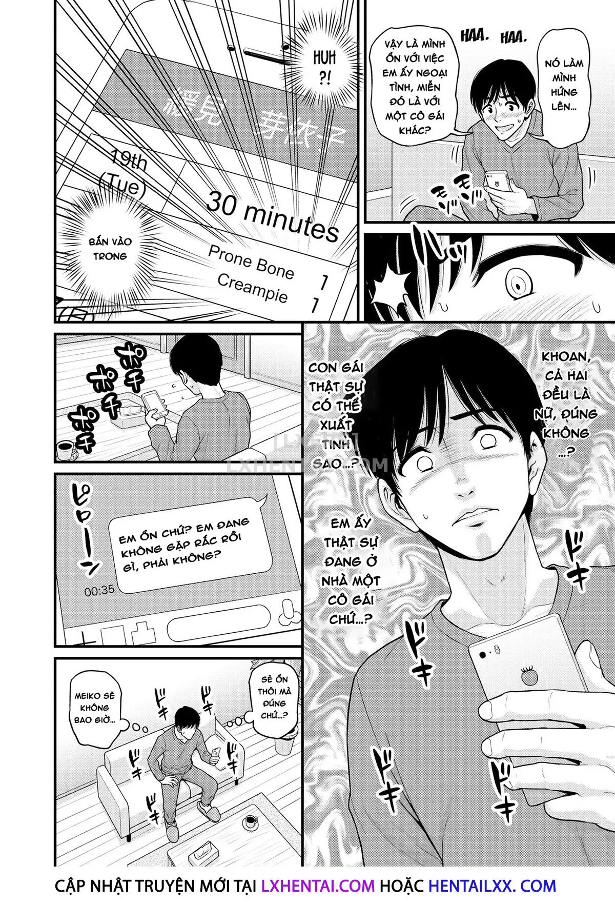 HentaiVN.net - Ảnh 12 - Mimamori Moto Bitch [Watching Over the Poor Bitch] - Oneshot - Có che