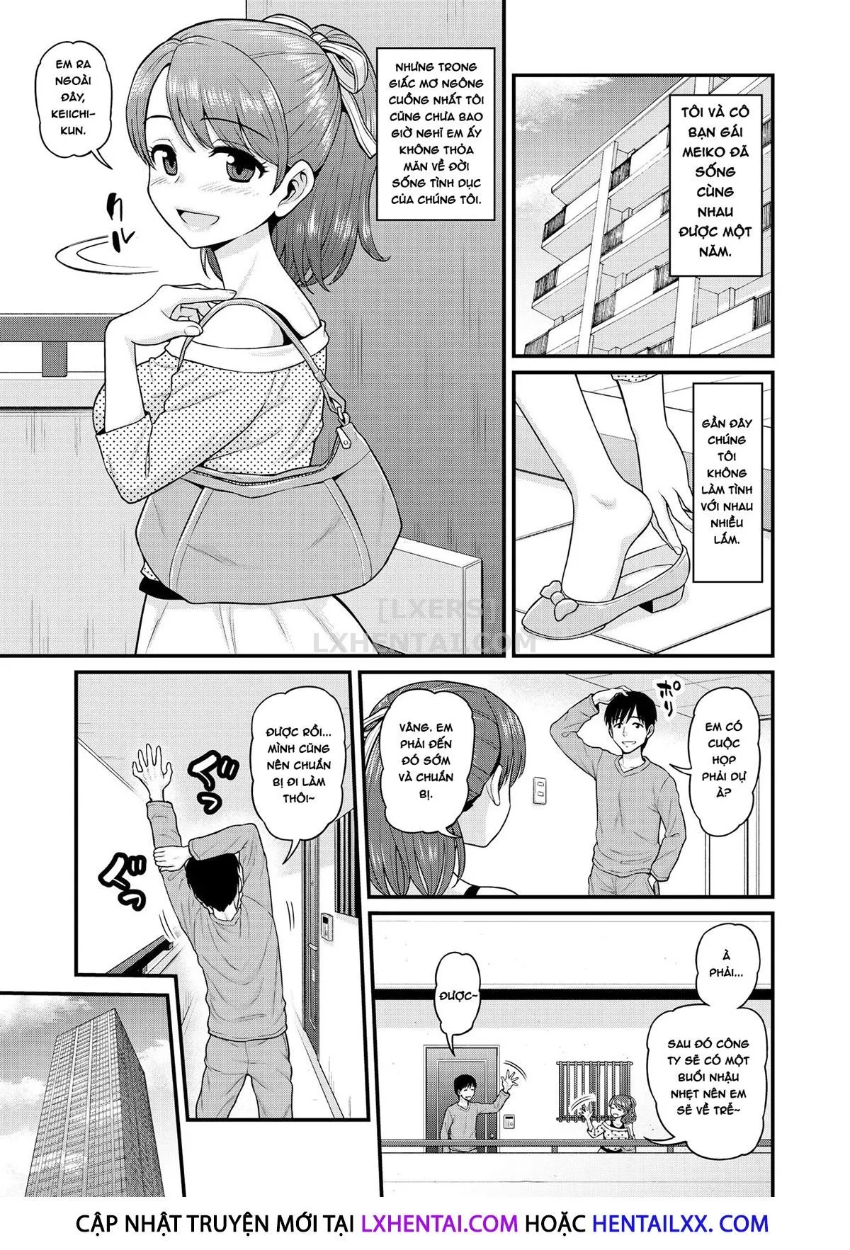 HentaiVN.net - Ảnh 5 - Mimamori Moto Bitch [Watching Over the Poor Bitch] - Oneshot - Có che