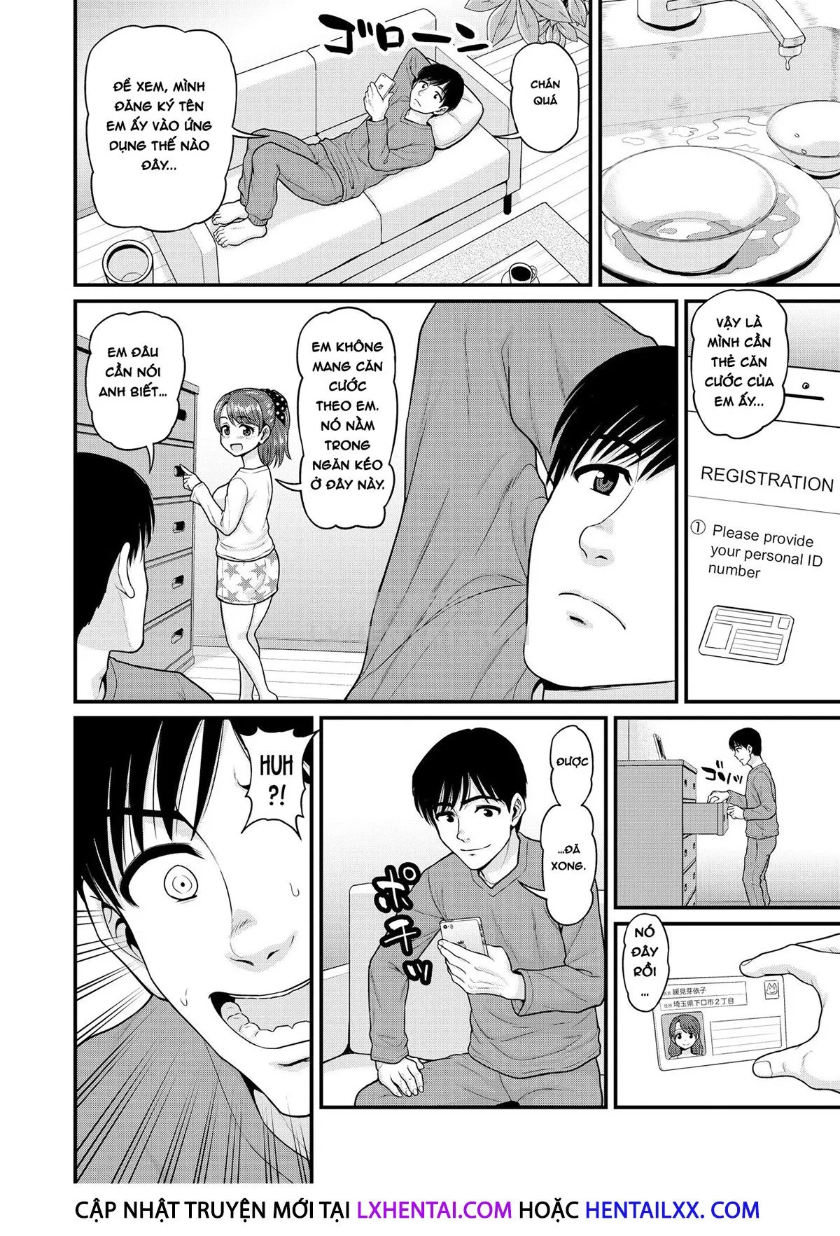 HentaiVN.net - Ảnh 8 - Mimamori Moto Bitch [Watching Over the Poor Bitch] - Oneshot - Có che