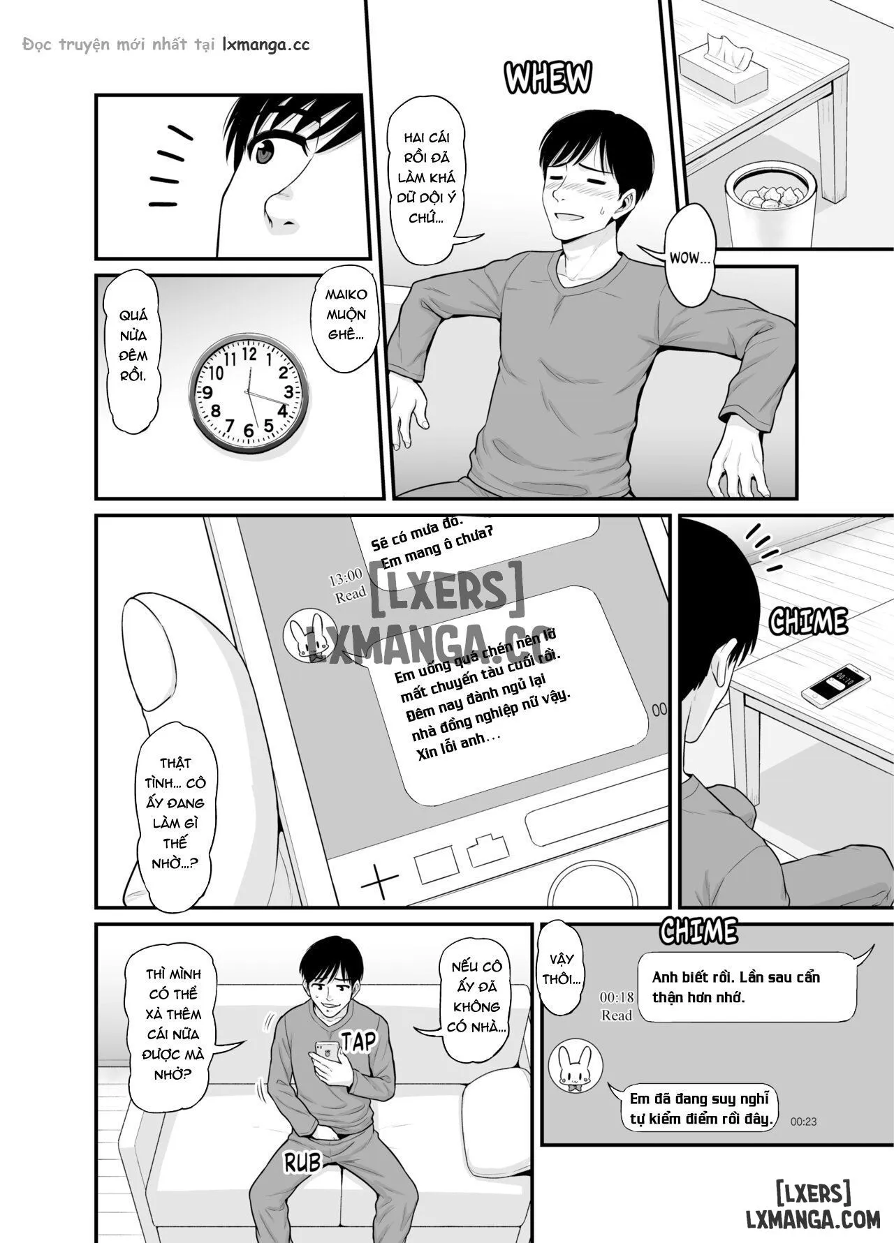 HentaiVN.net - Ảnh 10 - Mimamori Moto Bitch [Watching Over the Poor Bitch] - Oneshot - Không che