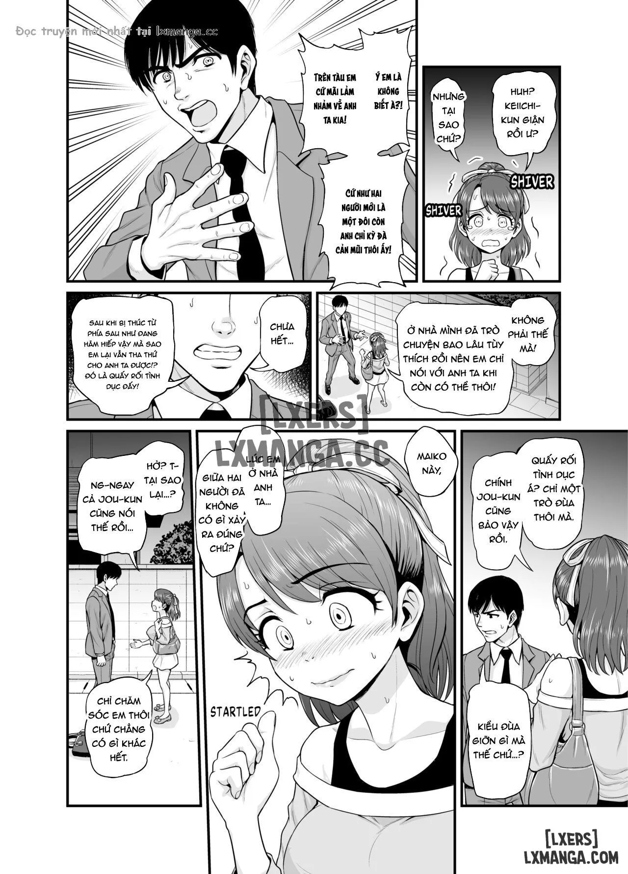 HentaiVN.net - Ảnh 28 - Mimamori Moto Bitch [Watching Over the Poor Bitch] - Oneshot - Không che