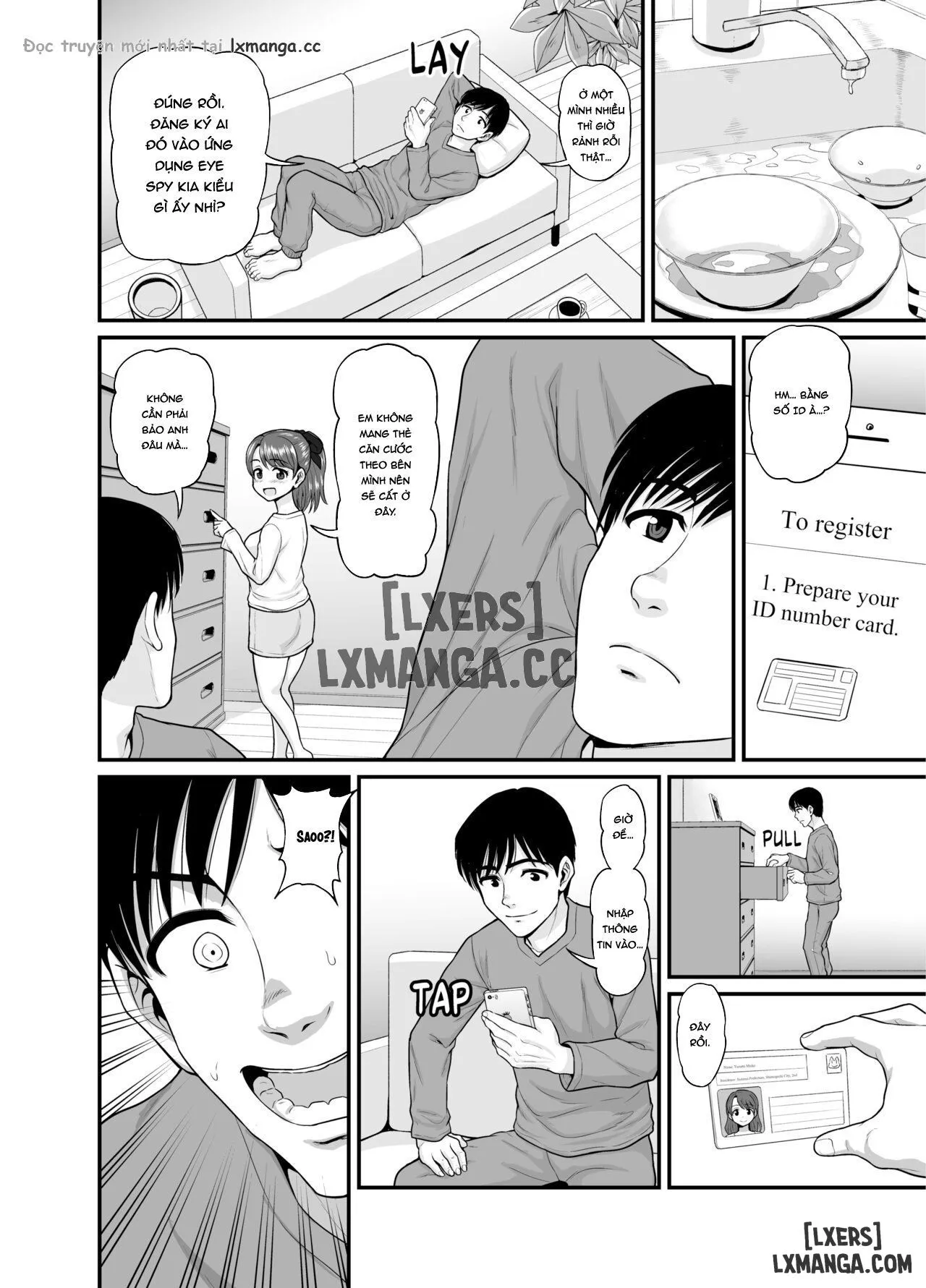HentaiVN.net - Ảnh 8 - Mimamori Moto Bitch [Watching Over the Poor Bitch] - Oneshot - Không che