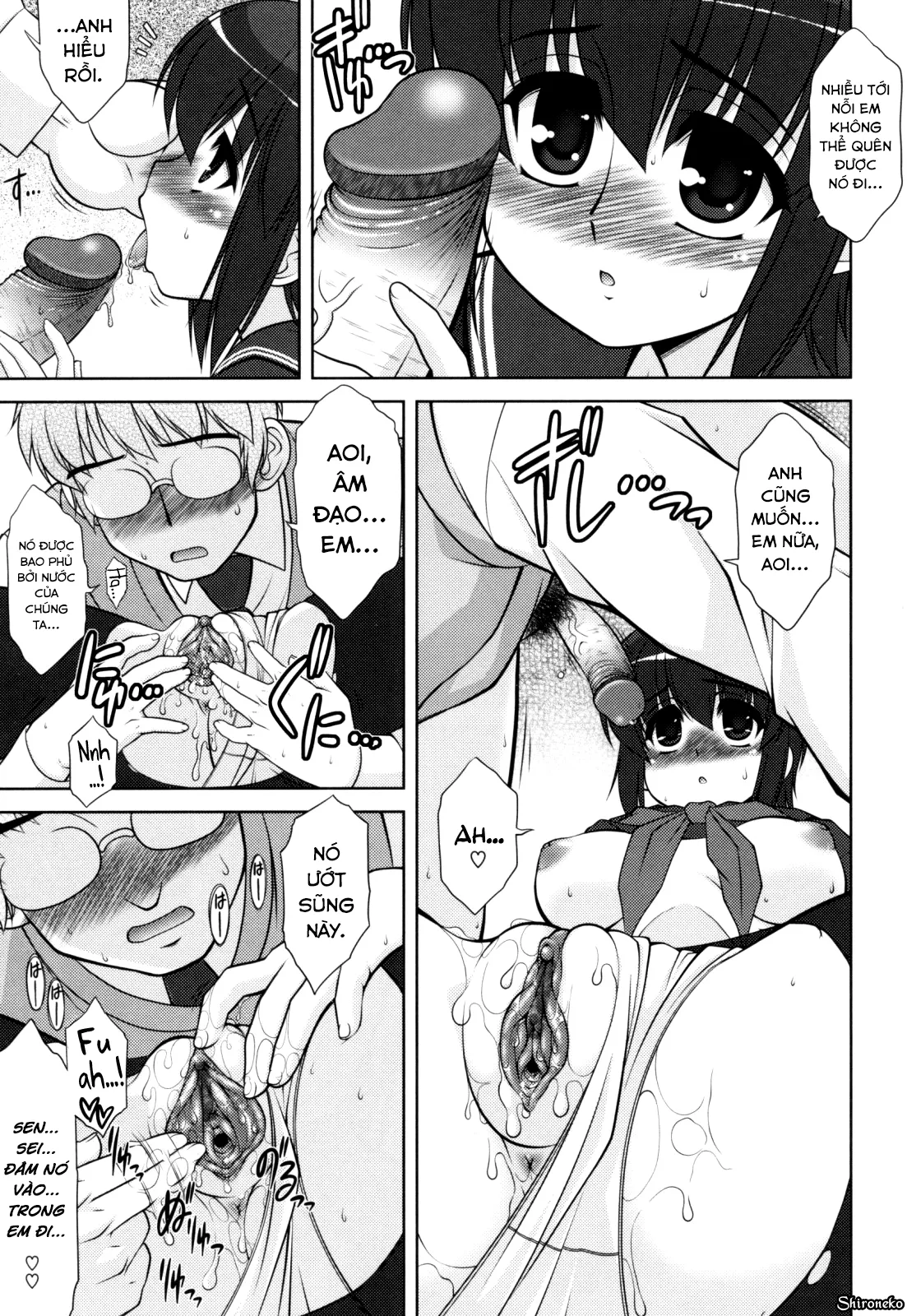HentaiVN.net - Ảnh 16 - Aoi-chan Attack! - Chap 5