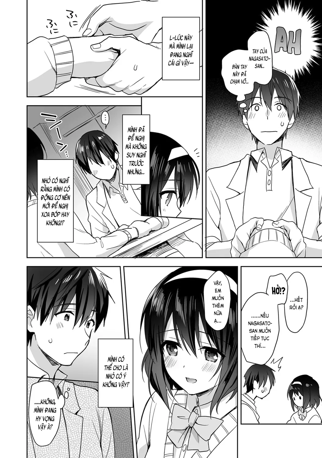 HentaiVN.net - Ảnh 16 - Nagasato-san khéo léo và ngọt ngào ~ Vỗ về trong phòng y tế!~ [Amayakashi Jouzu no Nagasato-san ~ Hokenshitsu de Yoshiyoshi Ecchi!~; 甘やかし上手の長里さん～保健室でよしよしえっち!～] - Ch. 2