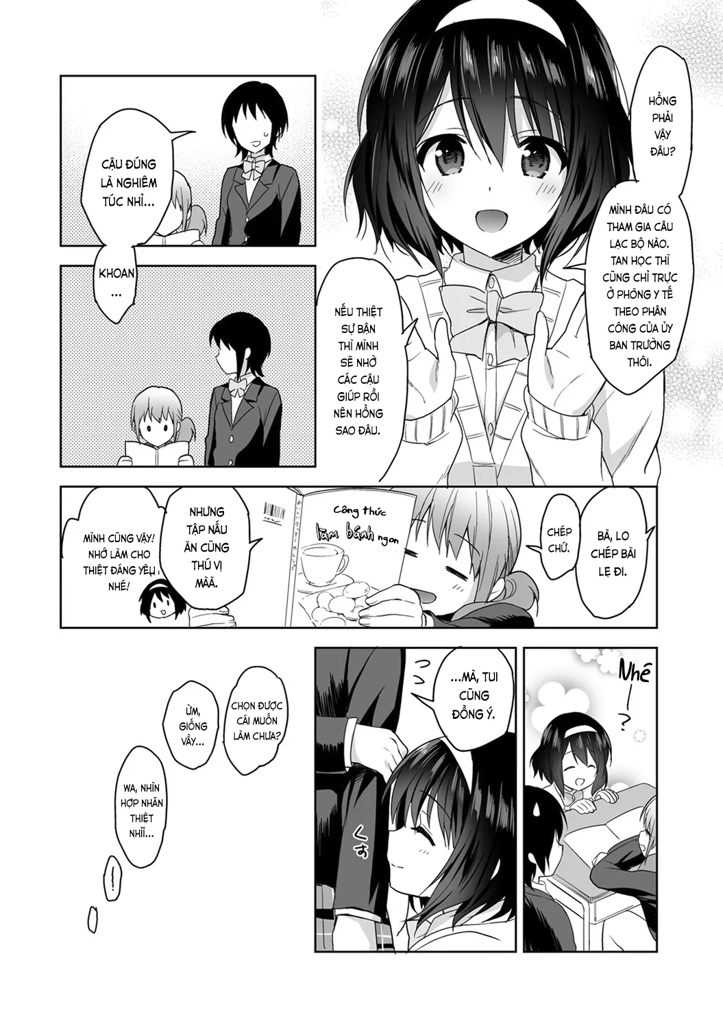 HentaiVN.net - Ảnh 6 - Nagasato-san khéo léo và ngọt ngào ~ Vỗ về trong phòng y tế!~ [Amayakashi Jouzu no Nagasato-san ~ Hokenshitsu de Yoshiyoshi Ecchi!~; 甘やかし上手の長里さん～保健室でよしよしえっち!～] - Ch. 2