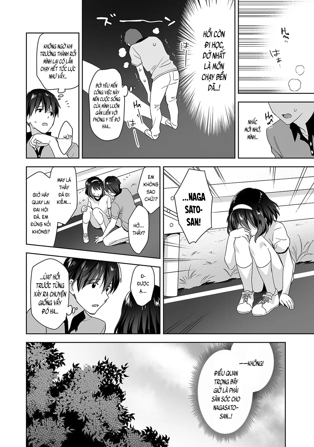 HentaiVN.net - Ảnh 14 - Nagasato-san khéo léo và ngọt ngào ~ Vỗ về trong phòng y tế!~ [Amayakashi Jouzu no Nagasato-san ~ Hokenshitsu de Yoshiyoshi Ecchi!~; 甘やかし上手の長里さん～保健室でよしよしえっち!～] - Ch. 3