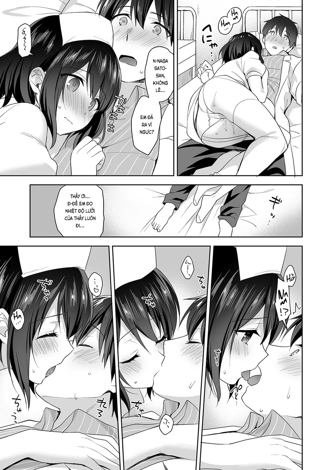 HentaiVN.net - Ảnh 16 - Nagasato-san khéo léo và ngọt ngào ~ Vỗ về trong phòng y tế!~ [Amayakashi Jouzu no Nagasato-san ~ Hokenshitsu de Yoshiyoshi Ecchi!~; 甘やかし上手の長里さん～保健室でよしよしえっち!～] - Ch. 6