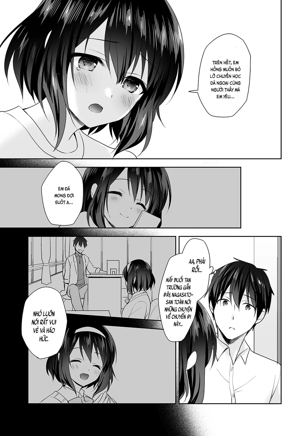 HentaiVN.net - Ảnh 10 - Nagasato-san khéo léo và ngọt ngào ~ Vỗ về trong phòng y tế!~ [Amayakashi Jouzu no Nagasato-san ~ Hokenshitsu de Yoshiyoshi Ecchi!~; 甘やかし上手の長里さん～保健室でよしよしえっち!～] - Ch. 7