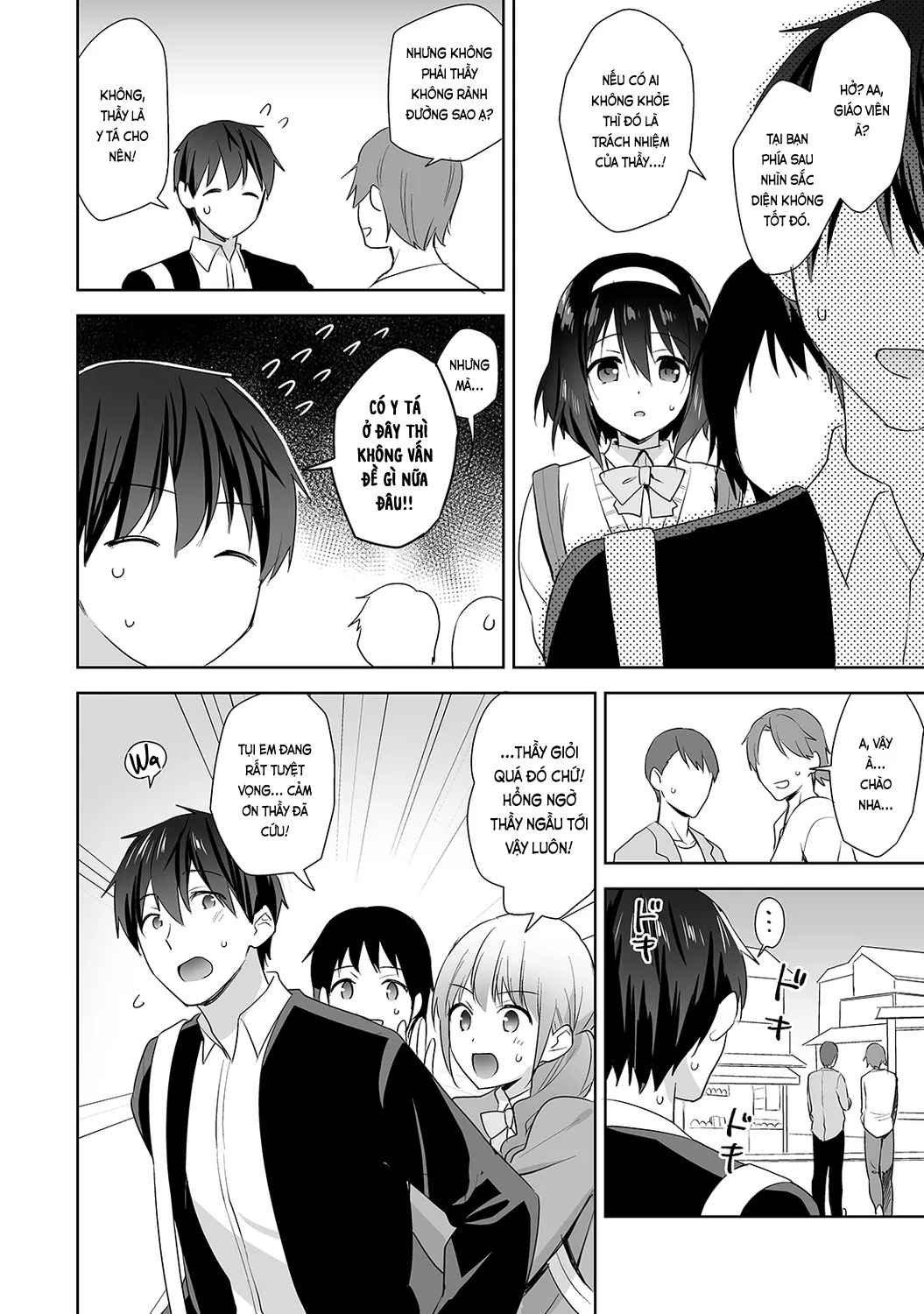 HentaiVN.net - Ảnh 7 - Nagasato-san khéo léo và ngọt ngào ~ Vỗ về trong phòng y tế!~ [Amayakashi Jouzu no Nagasato-san ~ Hokenshitsu de Yoshiyoshi Ecchi!~; 甘やかし上手の長里さん～保健室でよしよしえっち!～] - Ch. 7