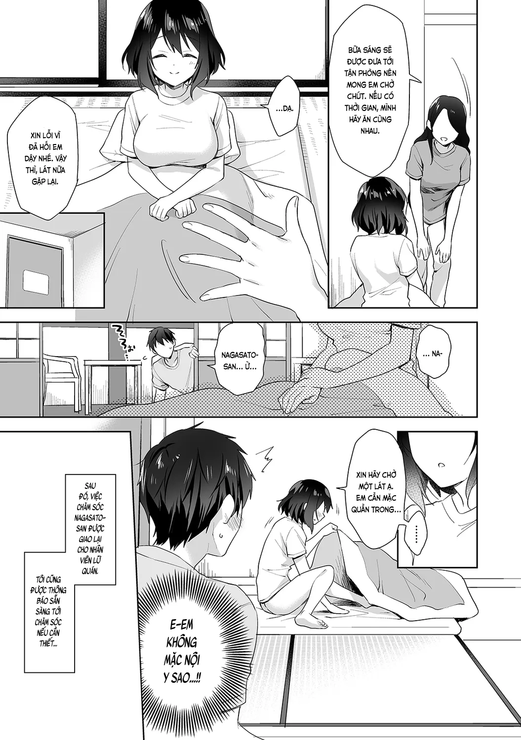HentaiVN.net - Ảnh 4 - Nagasato-san khéo léo và ngọt ngào ~ Vỗ về trong phòng y tế!~ [Amayakashi Jouzu no Nagasato-san ~ Hokenshitsu de Yoshiyoshi Ecchi!~; 甘やかし上手の長里さん～保健室でよしよしえっち!～] - Ch. 8