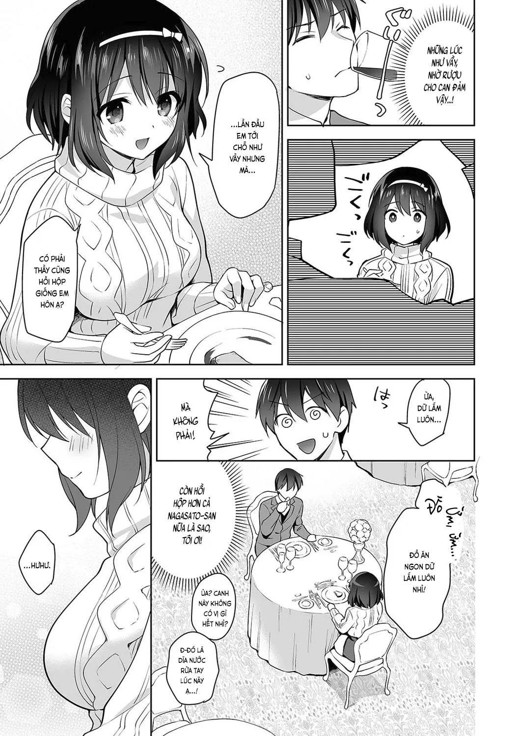 HentaiVN.net - Ảnh 6 - Nagasato-san khéo léo và ngọt ngào ~ Vỗ về trong phòng y tế!~ [Amayakashi Jouzu no Nagasato-san ~ Hokenshitsu de Yoshiyoshi Ecchi!~; 甘やかし上手の長里さん～保健室でよしよしえっち!～] - Ch. 9
