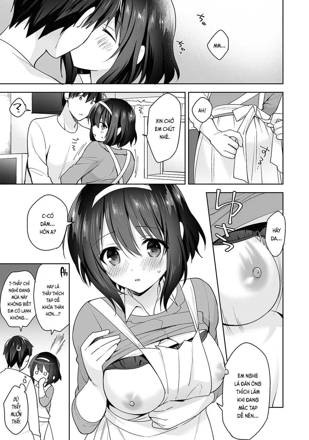 HentaiVN.net - Ảnh 10 - Nagasato-san khéo léo và ngọt ngào ~ Vỗ về trong phòng y tế!~ [Amayakashi Jouzu no Nagasato-san ~ Hokenshitsu de Yoshiyoshi Ecchi!~; 甘やかし上手の長里さん～保健室でよしよしえっち!～] - Ch. 10