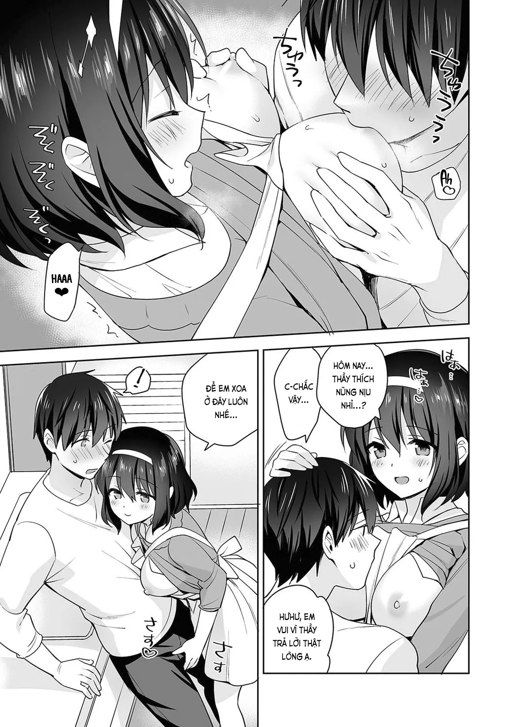 HentaiVN.net - Ảnh 12 - Nagasato-san khéo léo và ngọt ngào ~ Vỗ về trong phòng y tế!~ [Amayakashi Jouzu no Nagasato-san ~ Hokenshitsu de Yoshiyoshi Ecchi!~; 甘やかし上手の長里さん～保健室でよしよしえっち!～] - Ch. 10