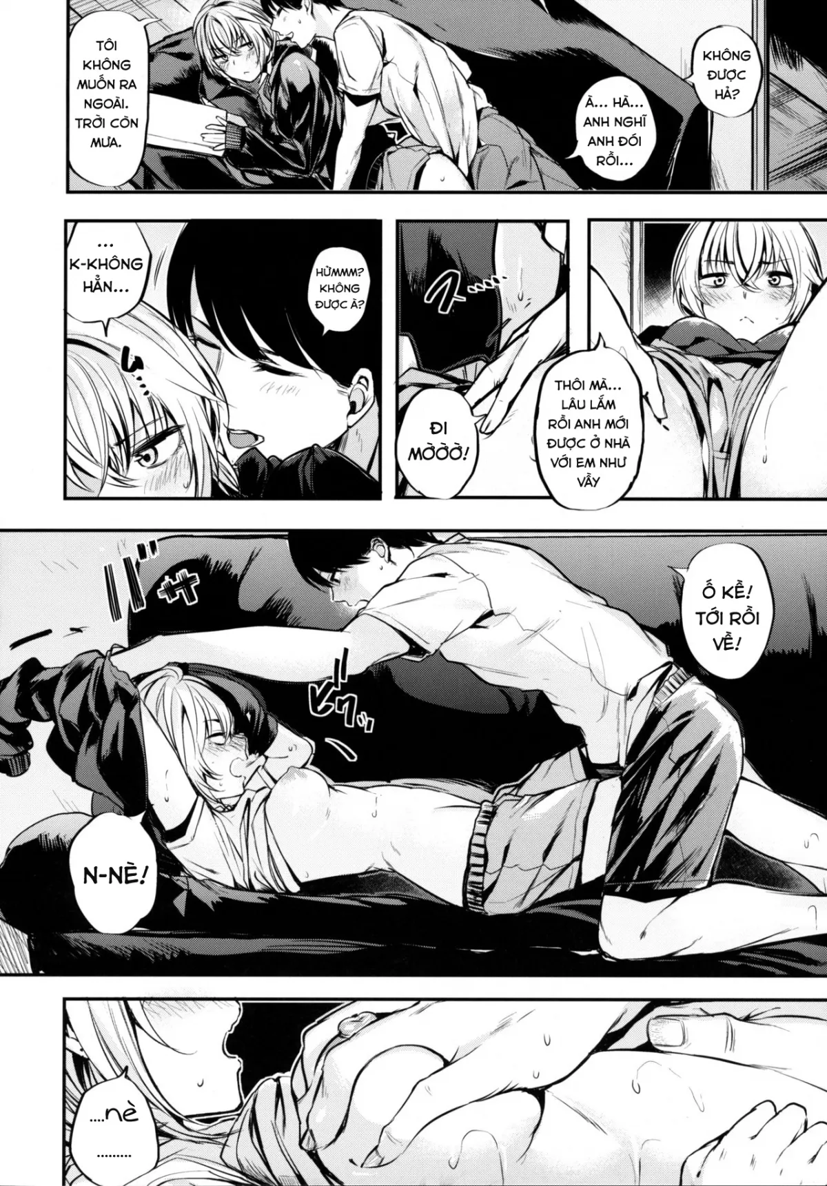 HentaiVN.net - Ảnh 8 - Giang hồ-chan không giang hồ cho lắm! [Sukoshi Furyouppoi Onnanoko to Kyuujitsu ni Ie de Daradara Shitai Hon ; 少し不良っぽい女の子と休日に家でだらだらしたい本] - Chap 1: Ngày nghỉ cùng Giang Hồ-chan