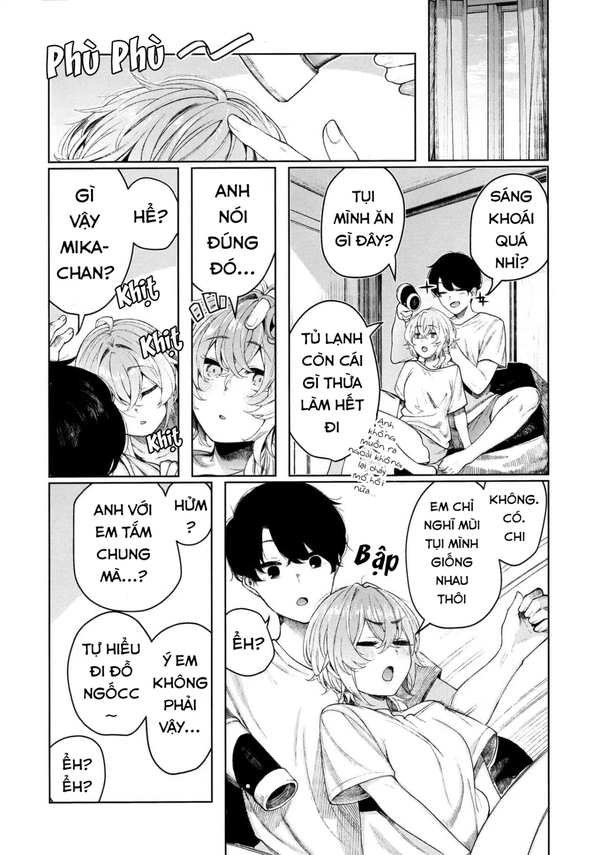 HentaiVN.net - Ảnh 35 - Giang hồ-chan không giang hồ cho lắm! [Sukoshi Furyouppoi Onnanoko to Kyuujitsu ni Ie de Daradara Shitai Hon ; 少し不良っぽい女の子と休日に家でだらだらしたい本] - Chap 3: Nóng nực cùng Giang Hồ - chan