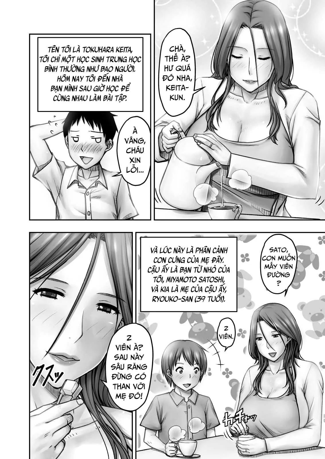 HentaiVN.net - Ảnh 4 - Akogare no Tomodachi no Okaasan ni Itazura Shitara Gyaku ni Oishiku Taberareta [I Tried Playing a Prank On My Friend's Mom And Ended Up Being The One Pursued] - Oneshot