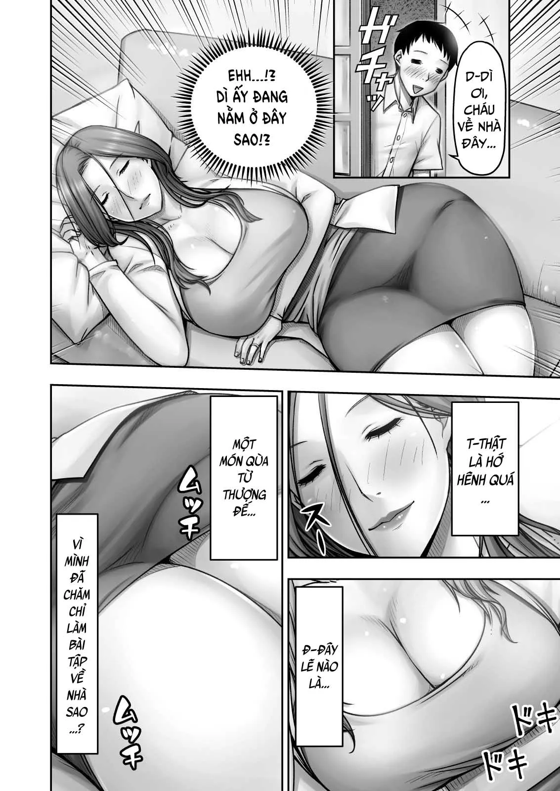 HentaiVN.net - Ảnh 8 - Akogare no Tomodachi no Okaasan ni Itazura Shitara Gyaku ni Oishiku Taberareta [I Tried Playing a Prank On My Friend's Mom And Ended Up Being The One Pursued] - Oneshot