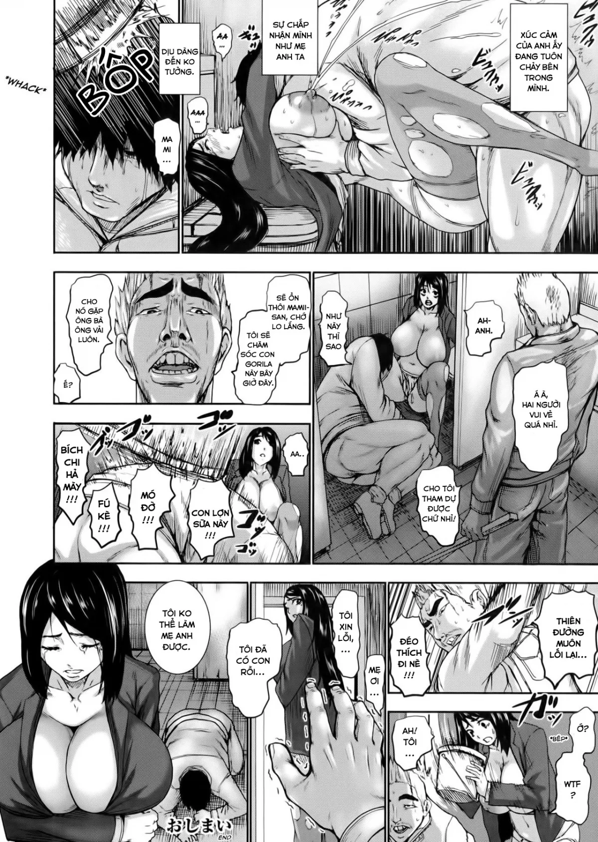 HentaiVN.net - Ảnh 20 - Mẹ ơi!! [Chounyuu Daifungoku] - Oneshot: Mẹ ơi!!