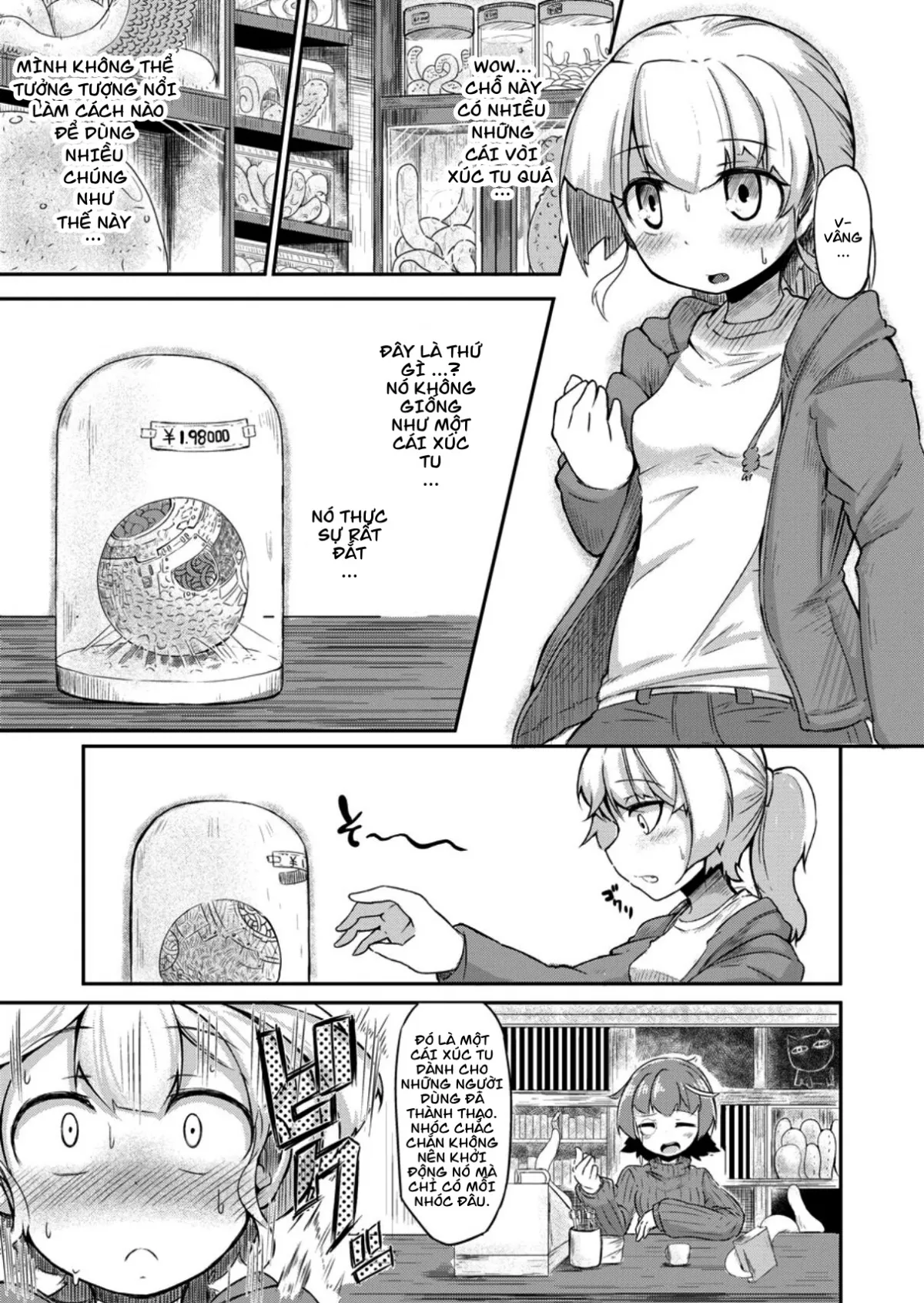 HentaiVN.net - Ảnh 5 - Anata no Machi no Shokushuyasan [Your neighborhood tentacle shop] - Chap 1